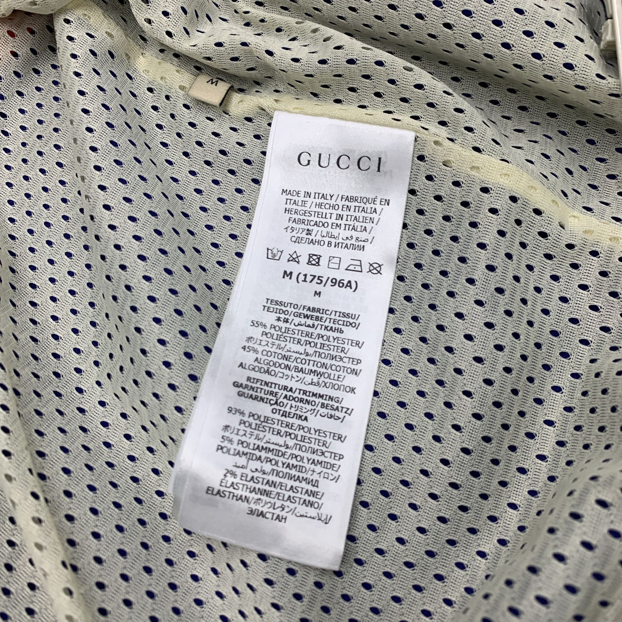 Gucci Gucci Original Logo Zip Jacket Size M Size US M / EU 48-50 / 2 - 4 Thumbnail