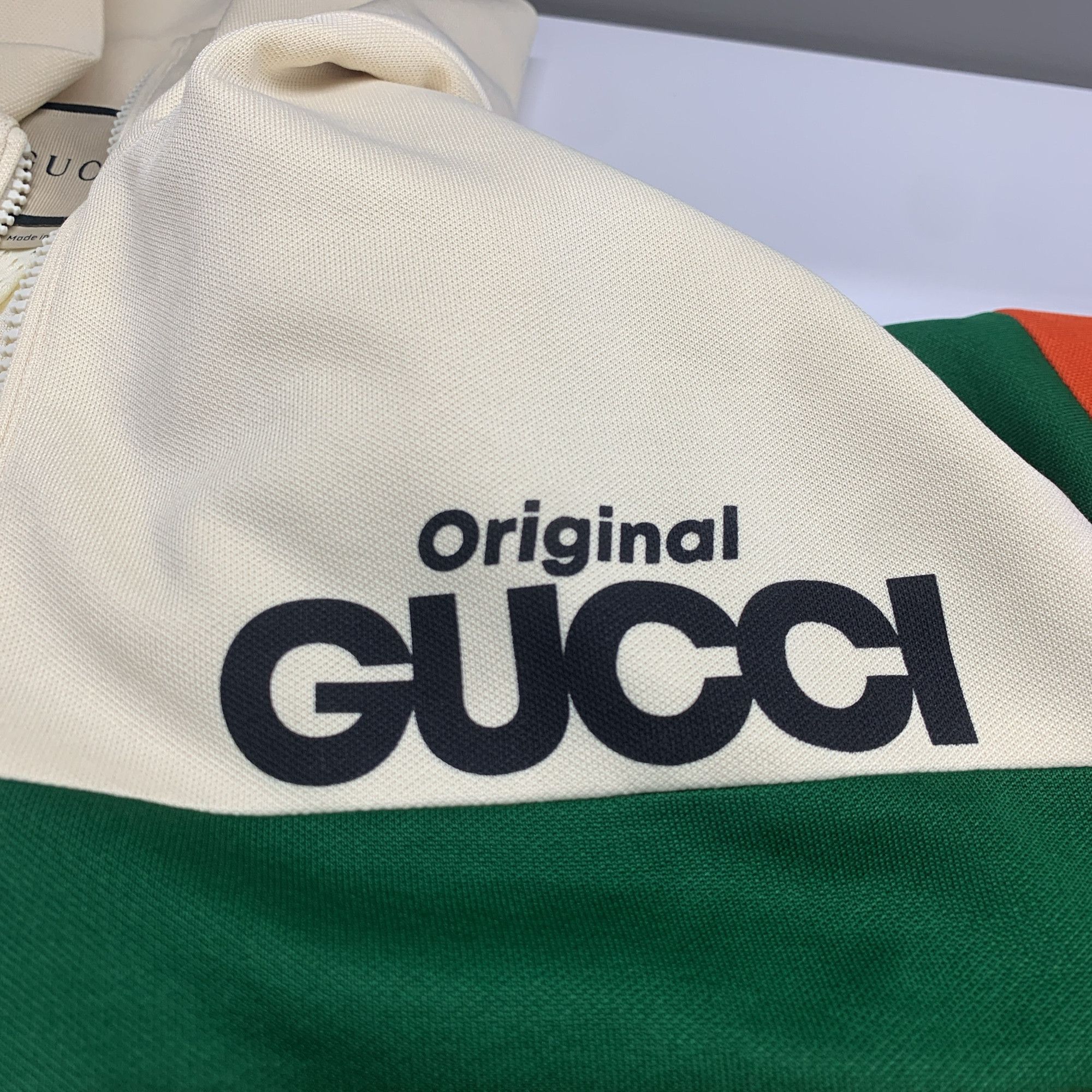 Gucci Gucci Original Logo Zip Jacket Size M Size US M / EU 48-50 / 2 - 6 Thumbnail
