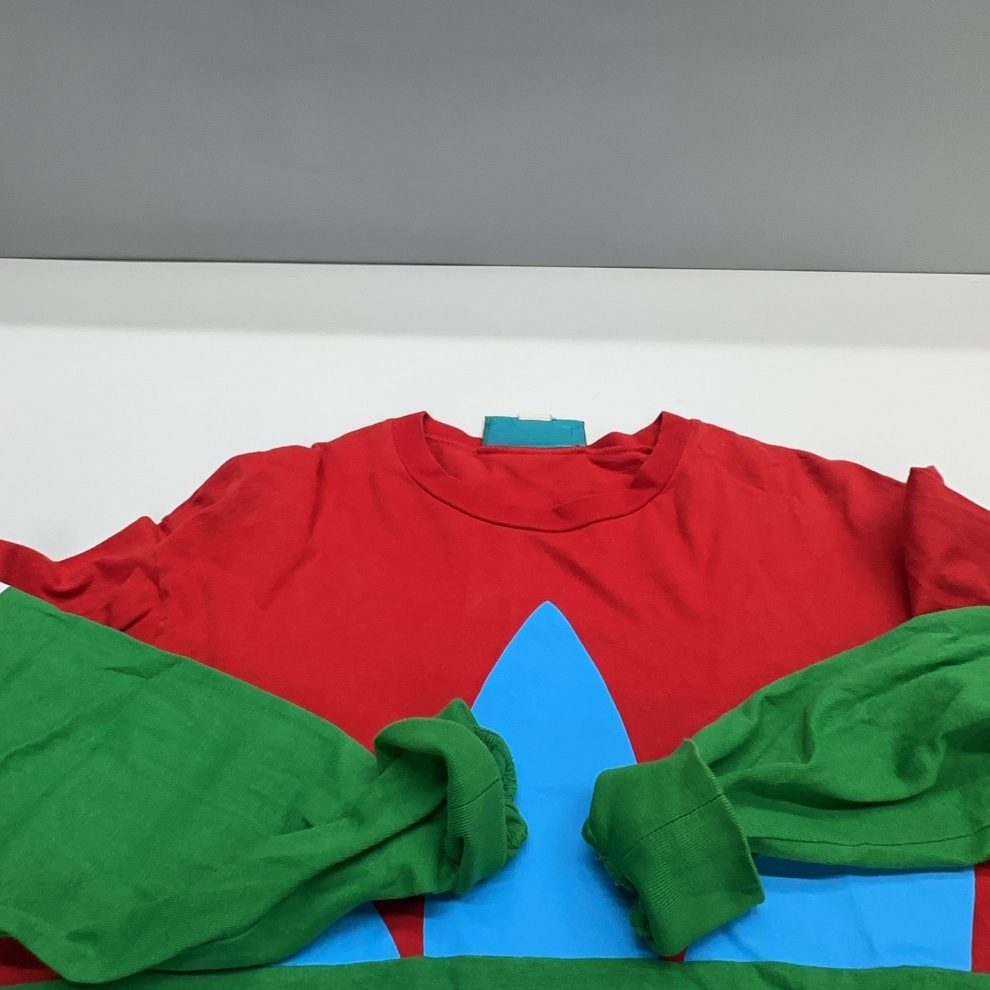 Gucci Gucci x Adidas Originals Colorblock Long Sleeve Tee Size S Size US S / EU 44-46 / 1 - 10 Thumbnail