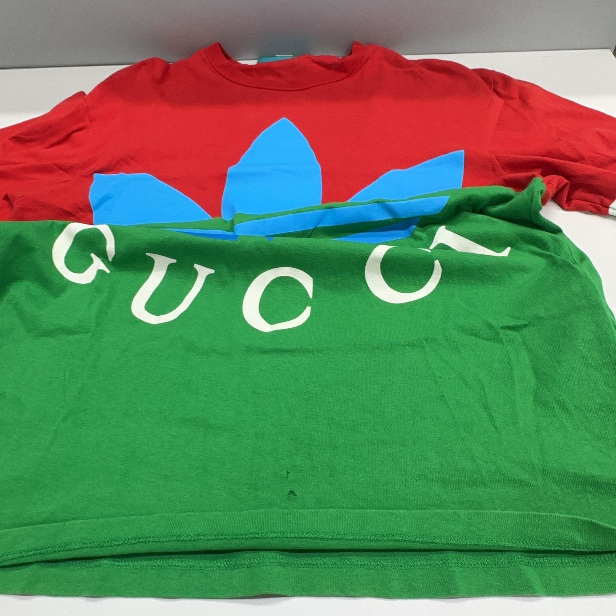 Gucci Gucci x Adidas Originals Colorblock Long Sleeve Tee Size S Size US S / EU 44-46 / 1 - 7 Thumbnail
