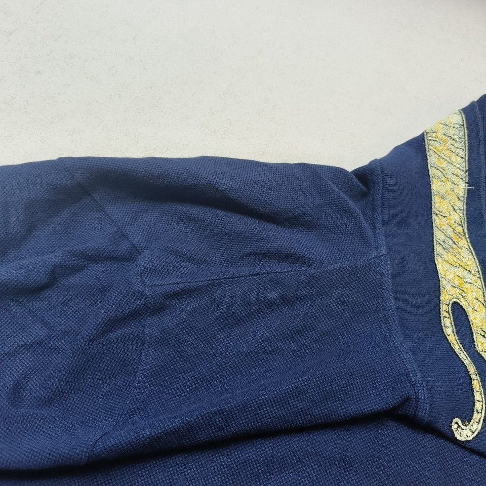 Gucci Gucci Tiger Embroidery Polo Shirt Navy Size M Size US M / EU 48-50 / 2 - 9 Thumbnail