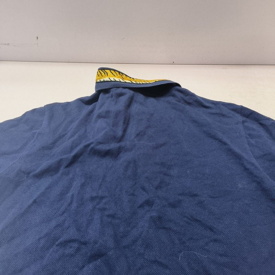 Gucci Gucci Tiger Embroidery Polo Shirt Navy Size M Size US M / EU 48-50 / 2 - 7 Thumbnail