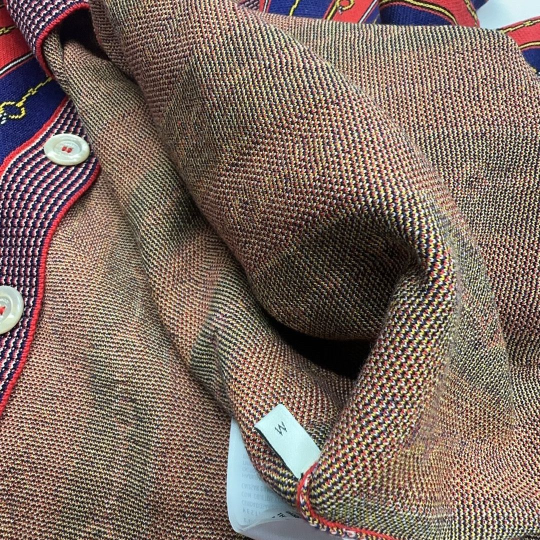 Gucci Gucci Striped V-Neck Cardigan Size M Size US M / EU 48-50 / 2 - 5 Thumbnail