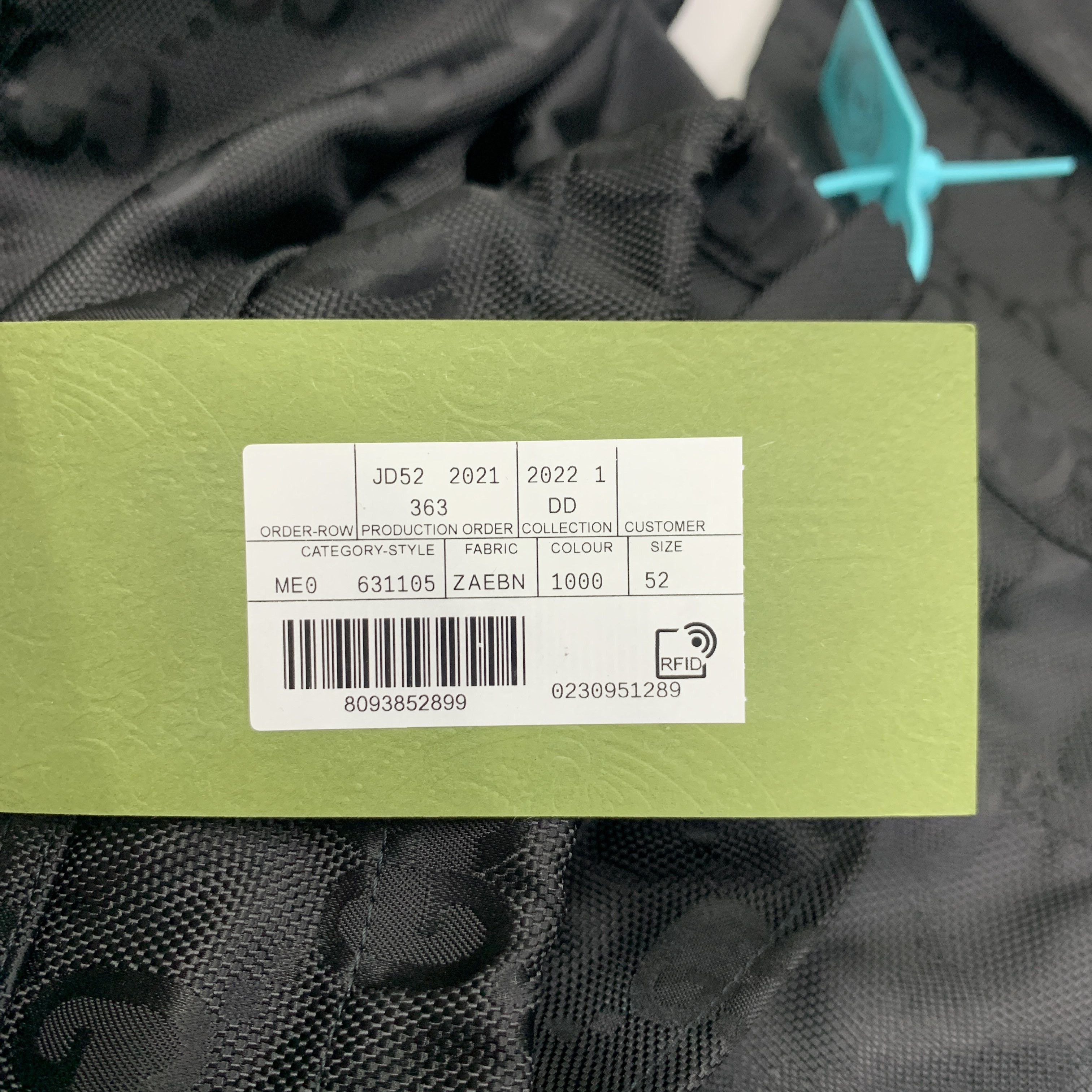 Gucci Gucci Off The Grid Logo Jacket Black Size 52 Size US L / EU 52-54 / 3 - 4 Thumbnail