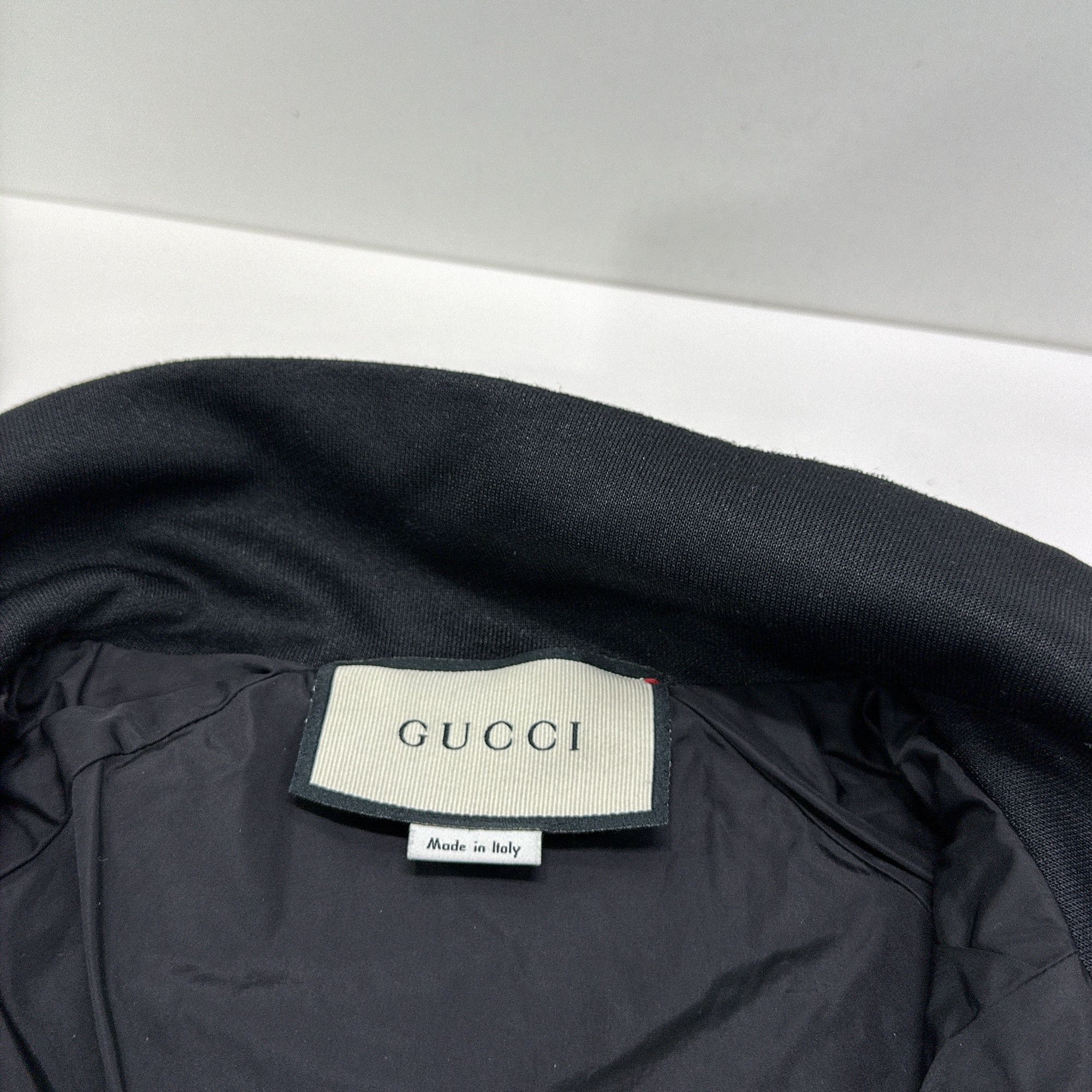 Gucci Gucci GG Logo Sleeve Track Jacket Black Size M Size US M / EU 48-50 / 2 - 3 Thumbnail