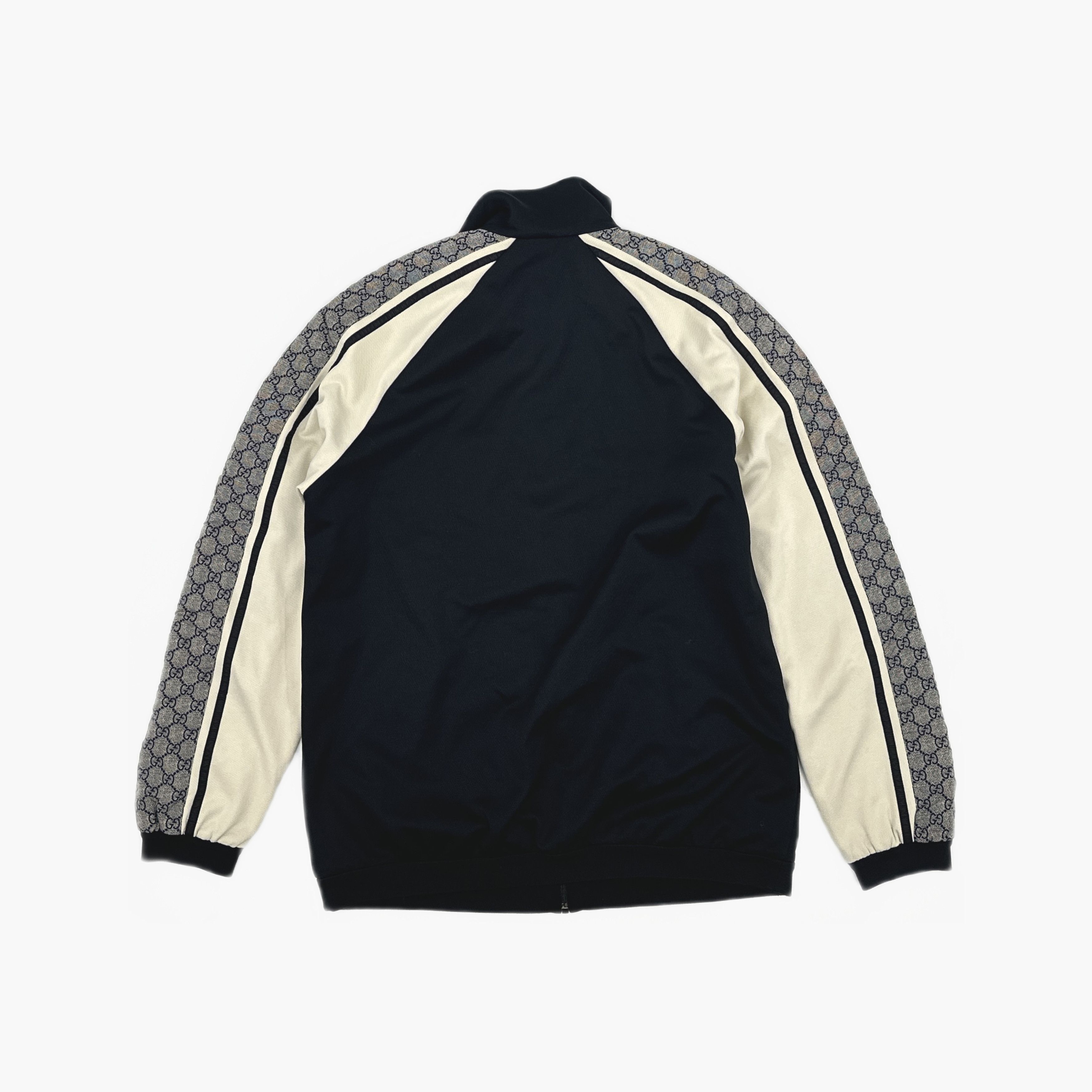 Gucci Gucci GG Logo Sleeve Track Jacket Black Size M Size US M / EU 48-50 / 2 - 2 Thumbnail