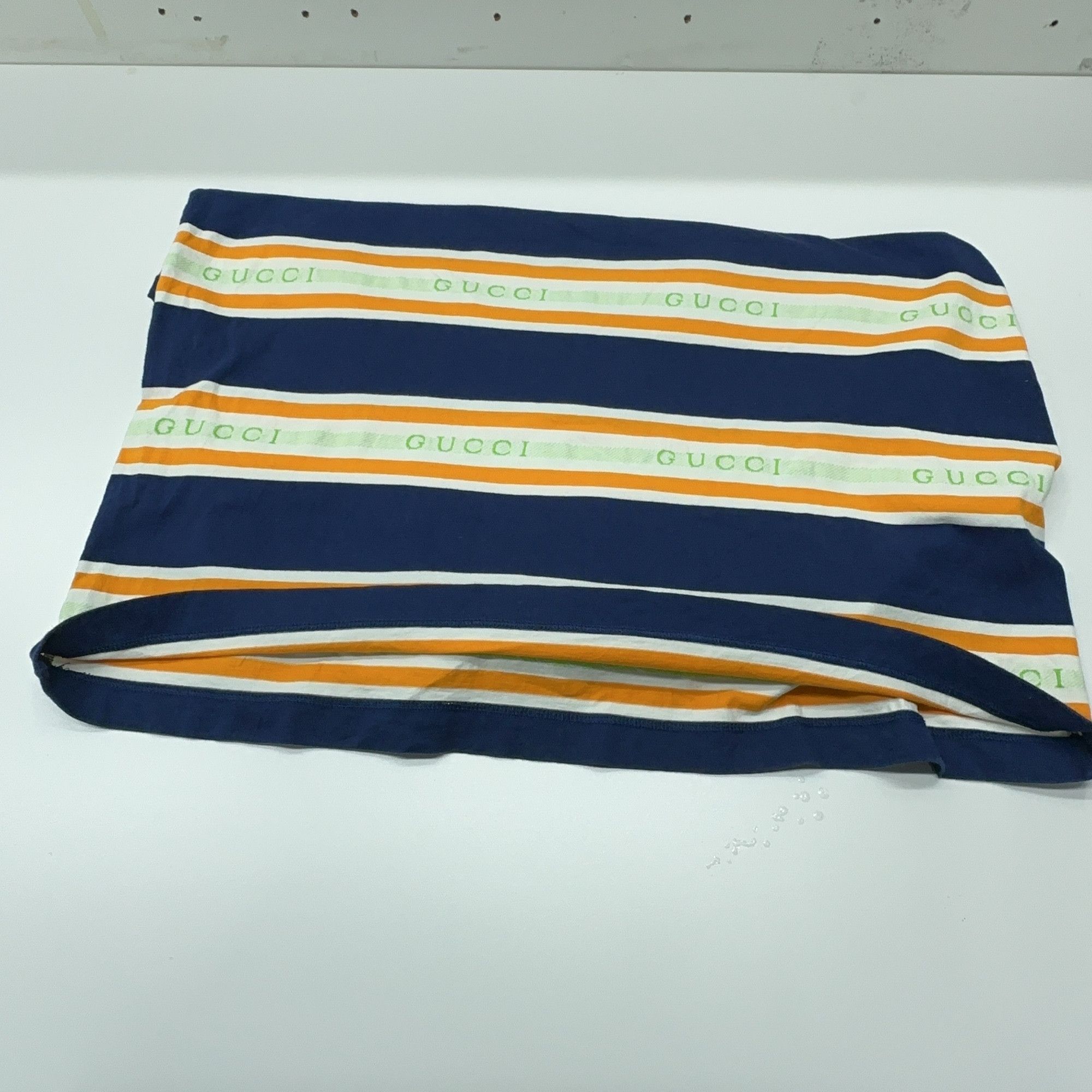 Gucci Gucci Logo Stripe Polo Size L Size US L / EU 52-54 / 3 - 9 Thumbnail