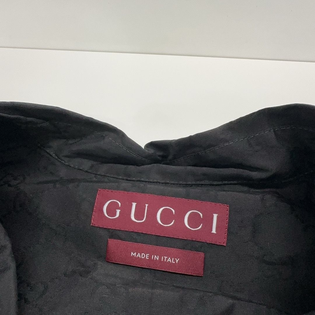 Gucci Gucci GG Monogram Short Sleeve Shirt Size 52 Size US L / EU 52-54 / 3 - 4 Thumbnail