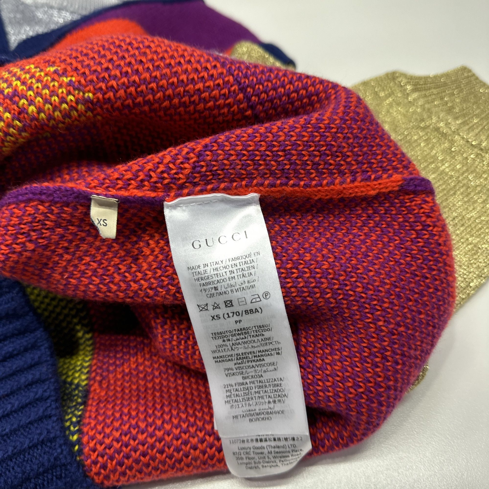 Gucci Gucci Striped Knit Sweater Size XS Size US XS / EU 42 / 0 - 6 Thumbnail