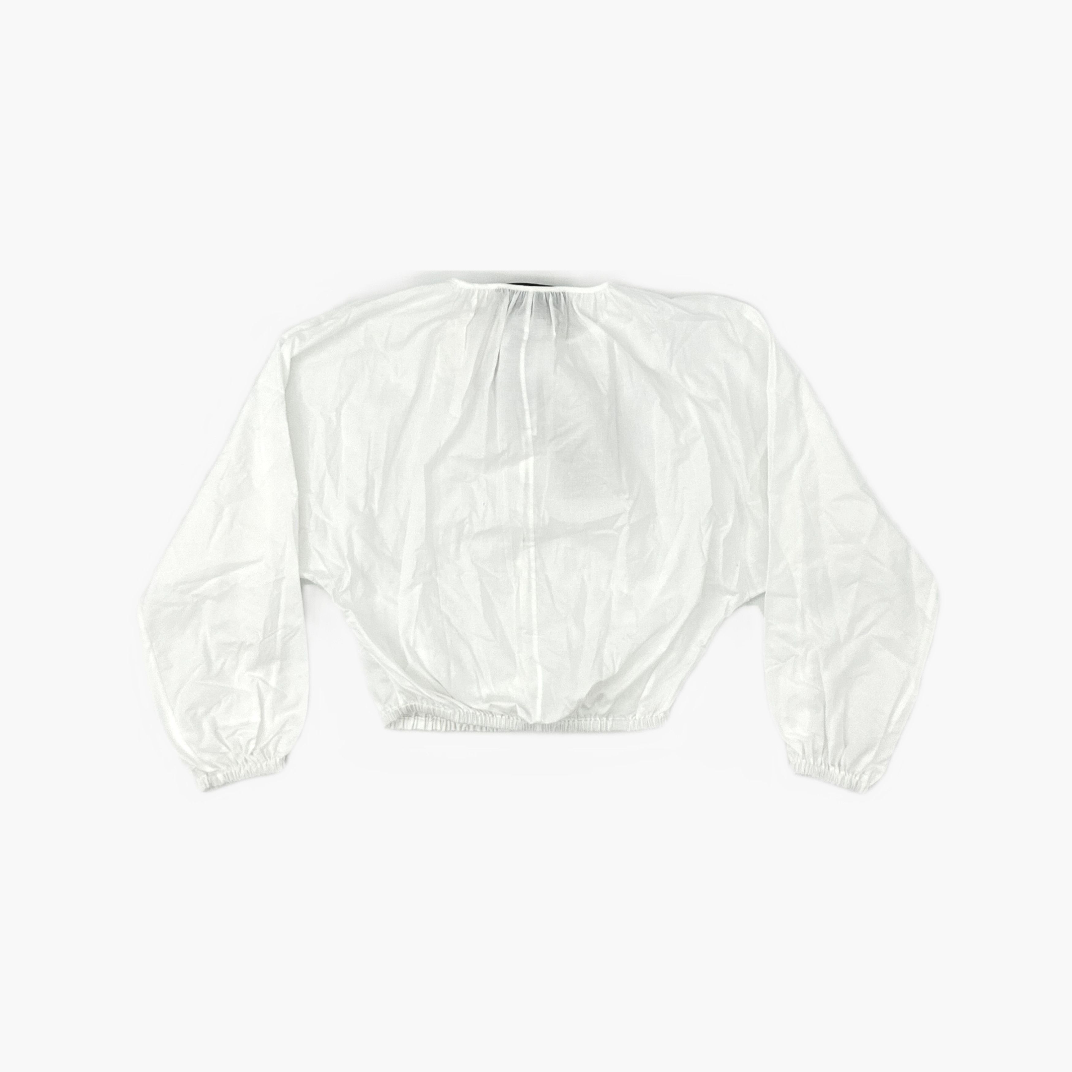 Gucci Gucci V-Neck Cotton Blouse Size 36 Size XS / US 0-2 / IT 36-38 - 2 Thumbnail