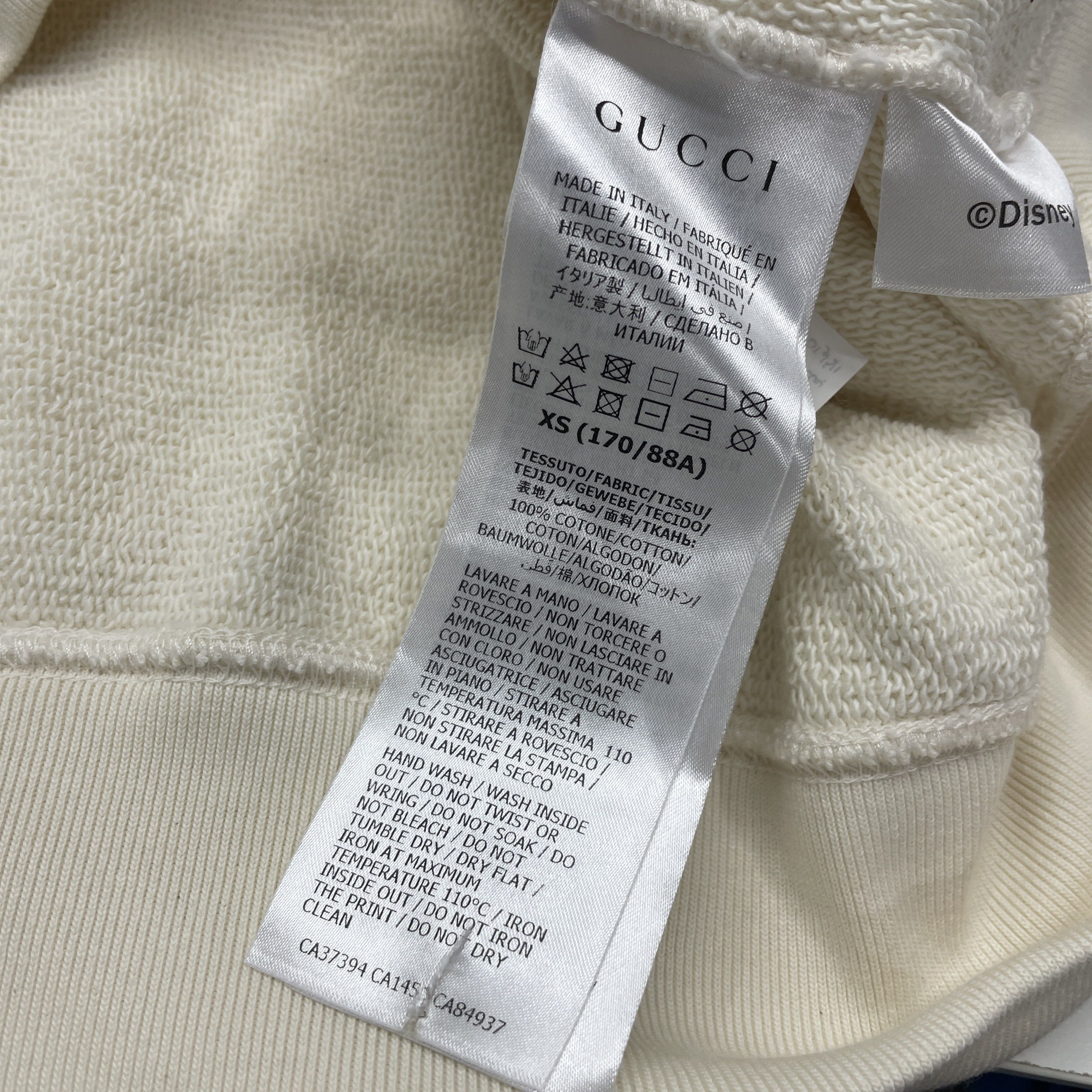Gucci Gucci x Disney Mickey Mouse Hoodie Size XS Size XS / US 0-2 / IT 36-38 - 4 Thumbnail
