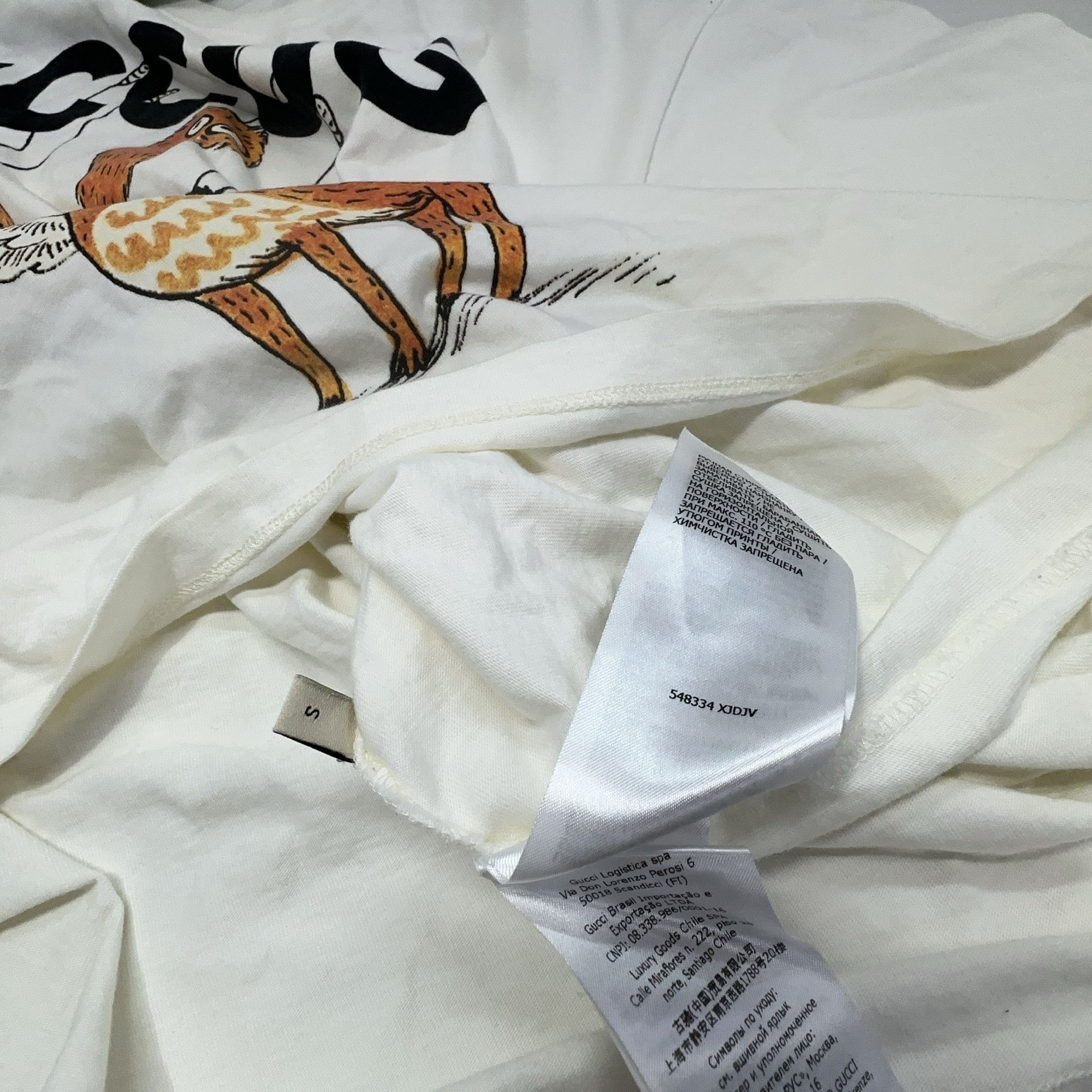 Gucci Gucci ICCUG Print T-Shirt Size S Size US S / EU 44-46 / 1 - 3 Thumbnail