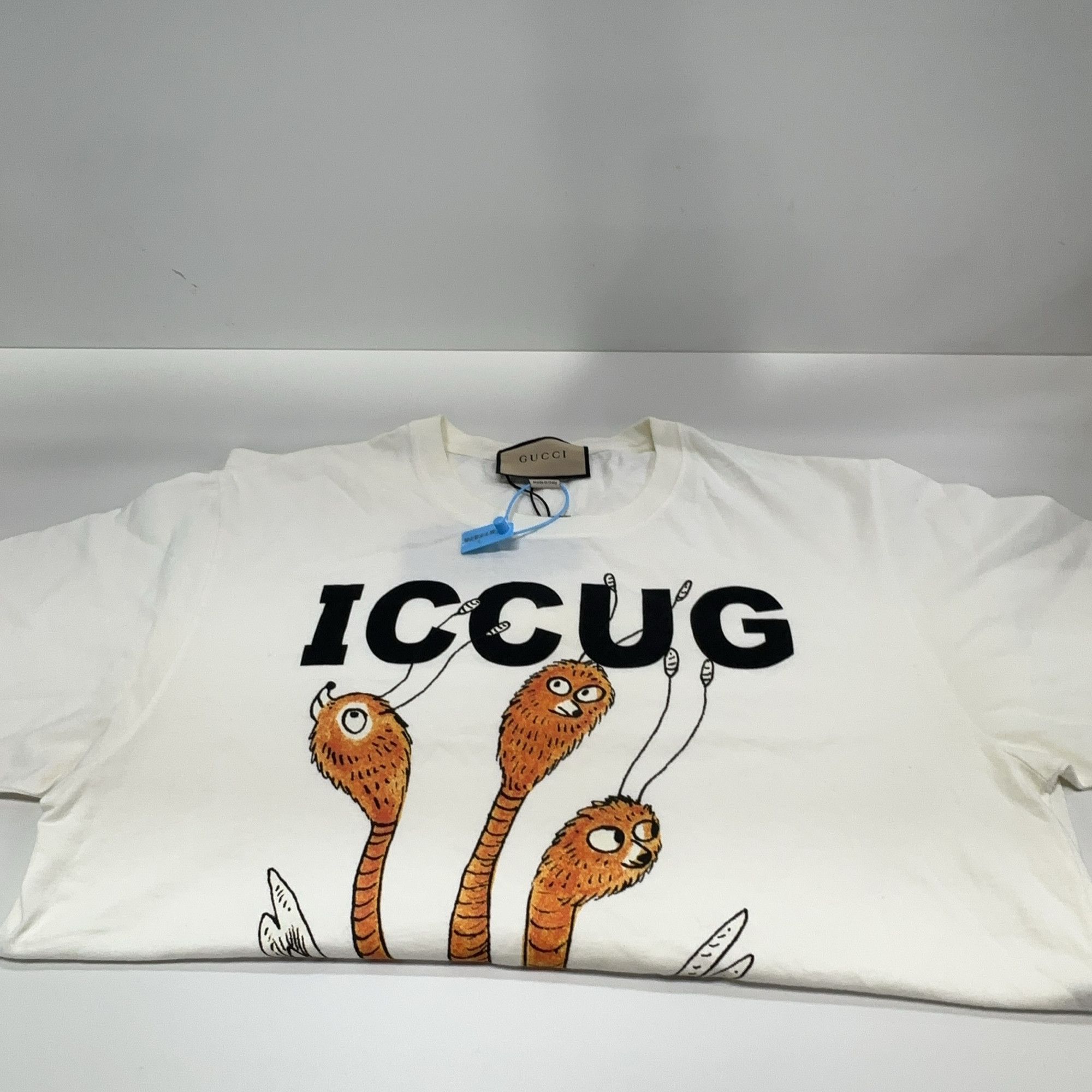 Gucci Gucci ICCUG Print T-Shirt Size S Size US S / EU 44-46 / 1 - 7 Thumbnail