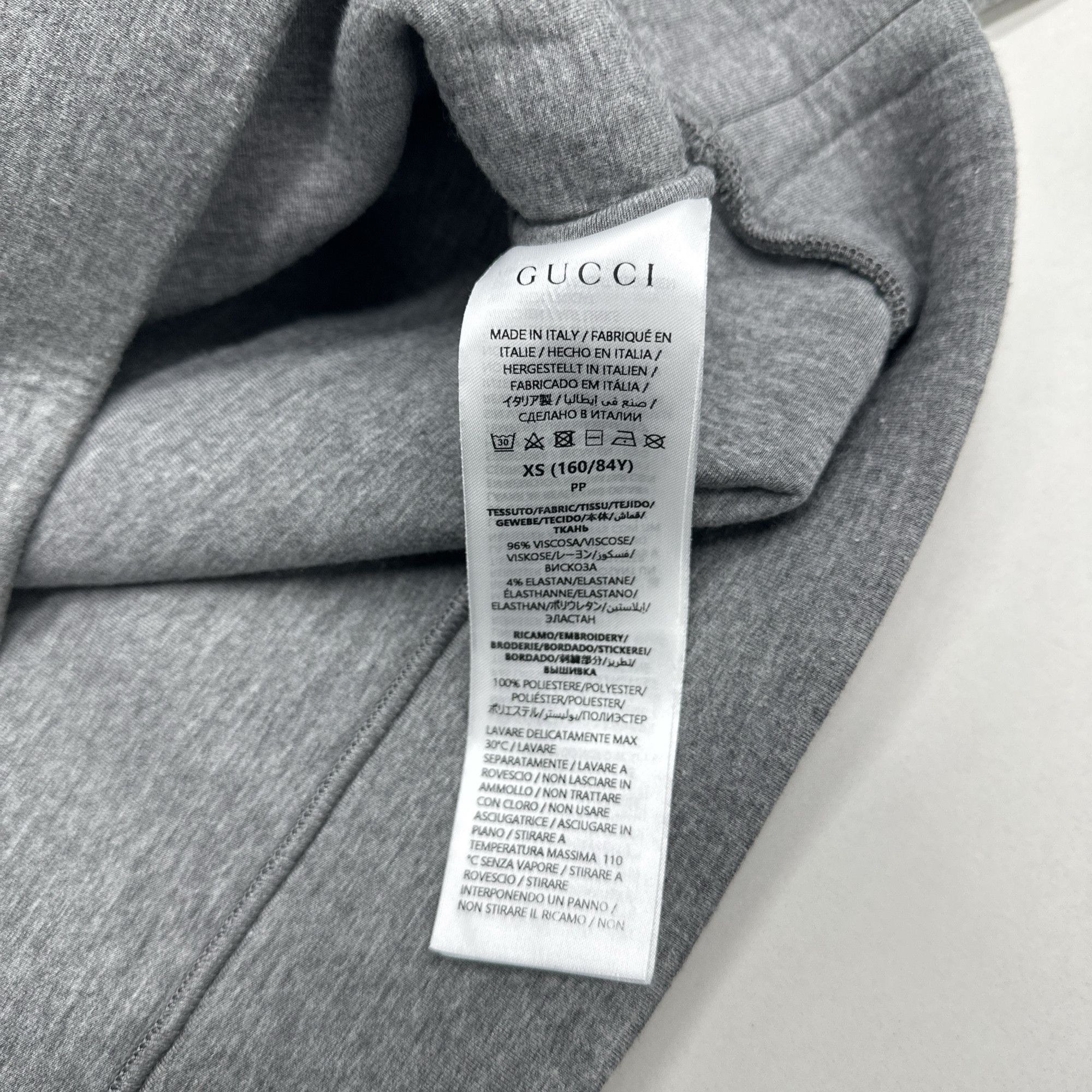 Gucci Gucci Logo Embroidered Hoodie XS Size XS / US 0-2 / IT 36-38 - 4 Thumbnail