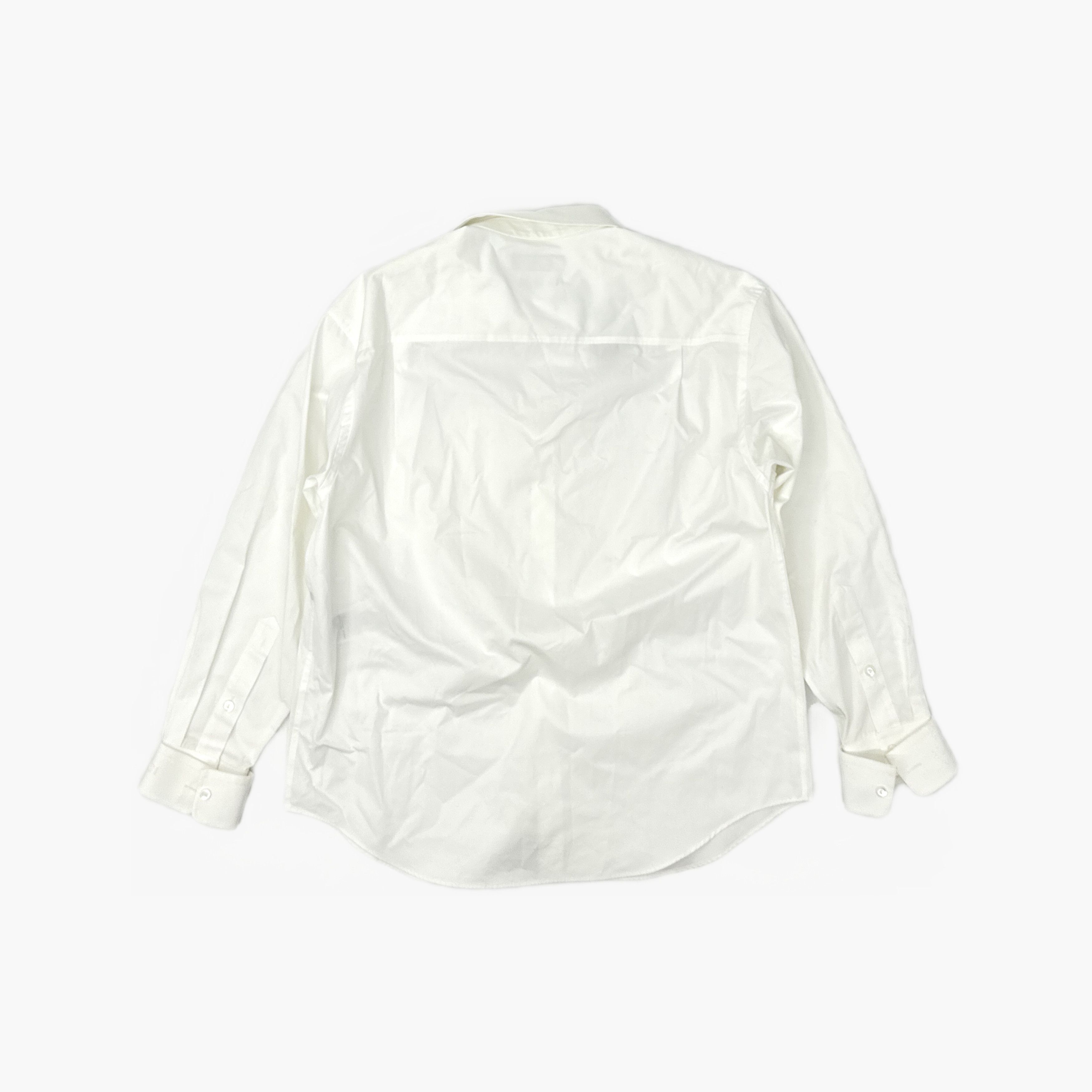 Gucci Gucci White Cotton Button Up Shirt Size 48 Size US M / EU 48-50 / 2 - 2 Thumbnail