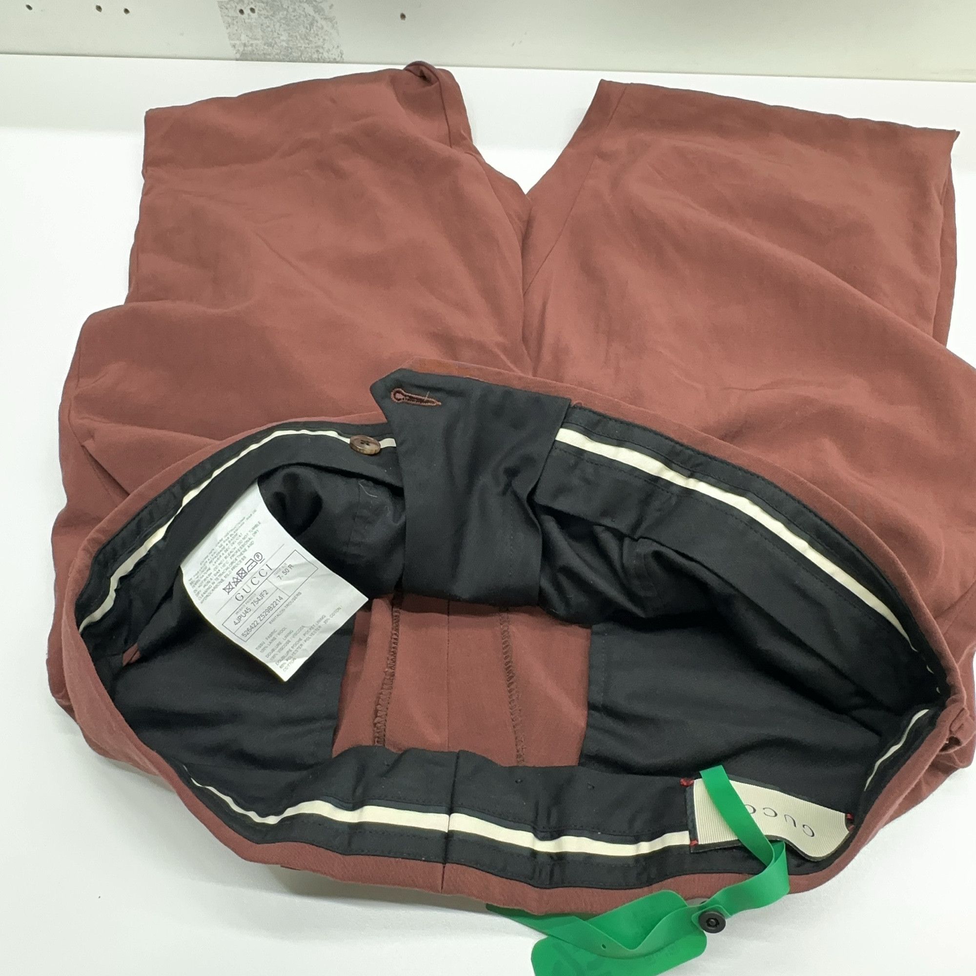 Gucci Gucci Brown Wool Casual Pants Size 34 Size US 34 / EU 50 - 6 Thumbnail
