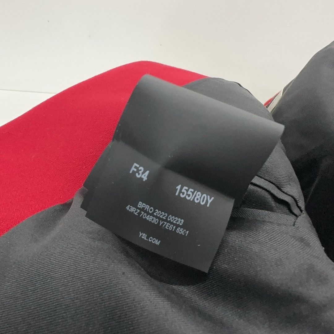 Saint Laurent Paris Saint Laurent Double-Breasted Blazer F34 Size XS / US 0-2 / IT 36-38 - 5 Thumbnail
