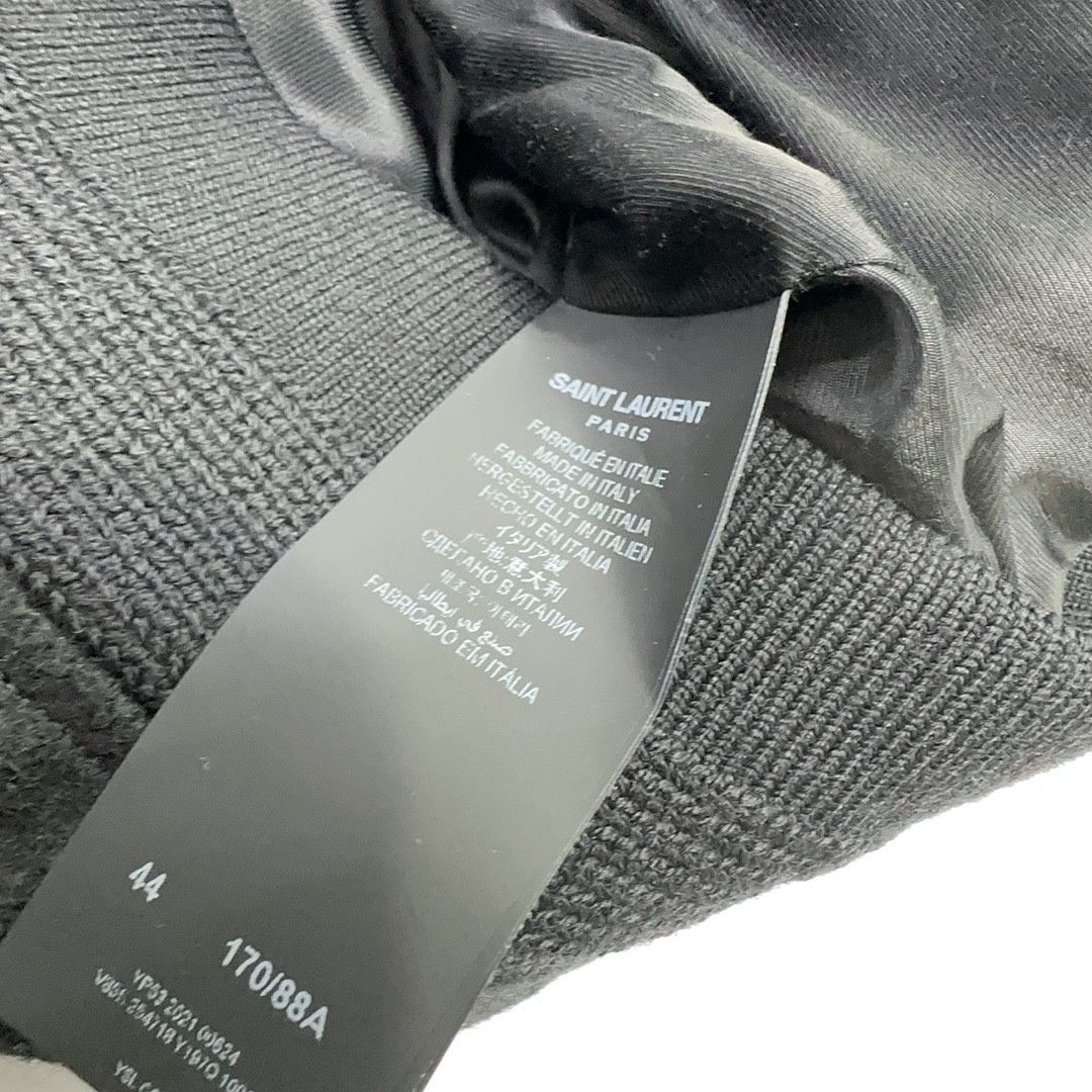 Saint Laurent Paris Saint Laurent Leather Trim Bomber Jacket US S Size US S / EU 44-46 / 1 - 5 Thumbnail