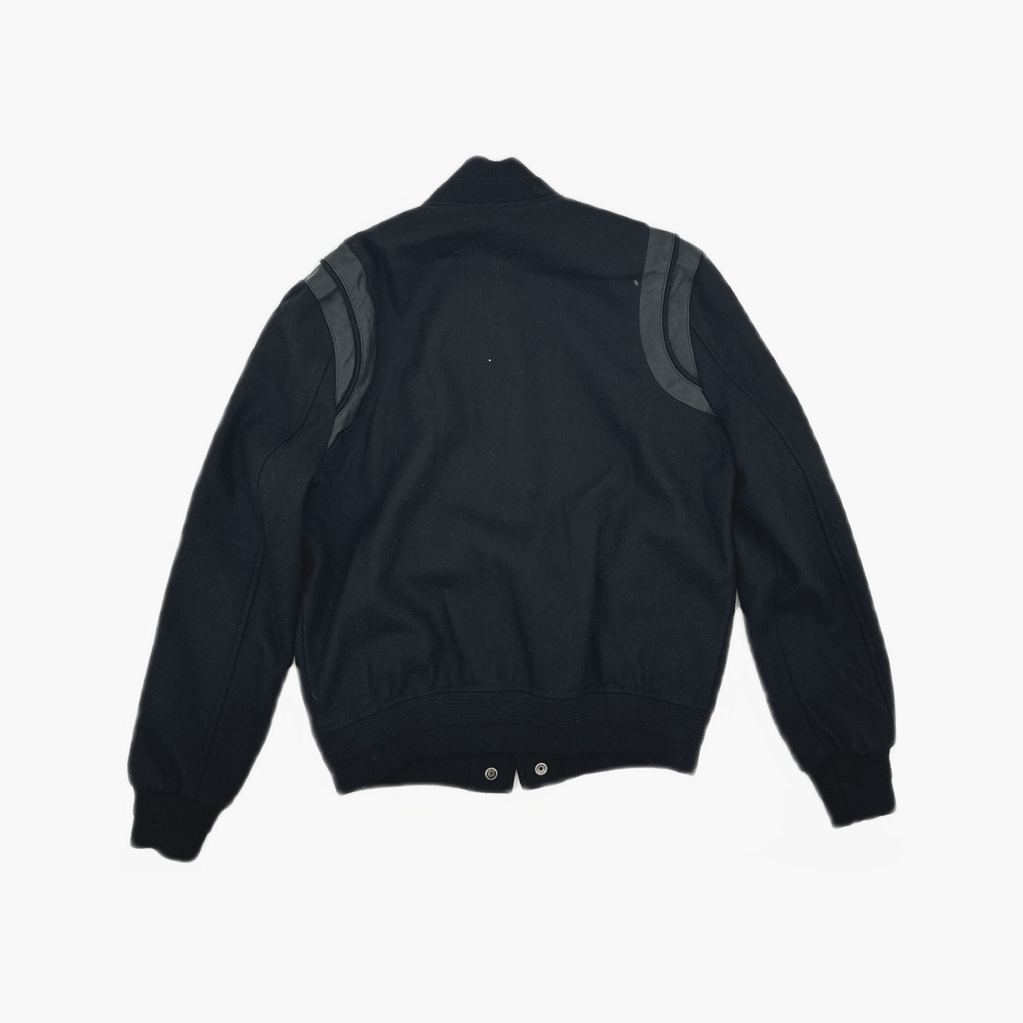 Saint Laurent Paris Saint Laurent Leather Trim Bomber Jacket US S Size US S / EU 44-46 / 1 - 2 Thumbnail