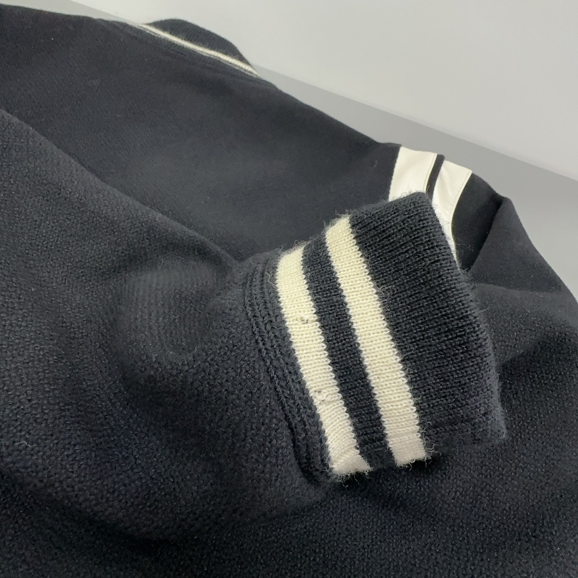 Saint Laurent Paris Saint Laurent Striped Varsity Jacket Size 50 Size US M / EU 48-50 / 2 - 5 Thumbnail