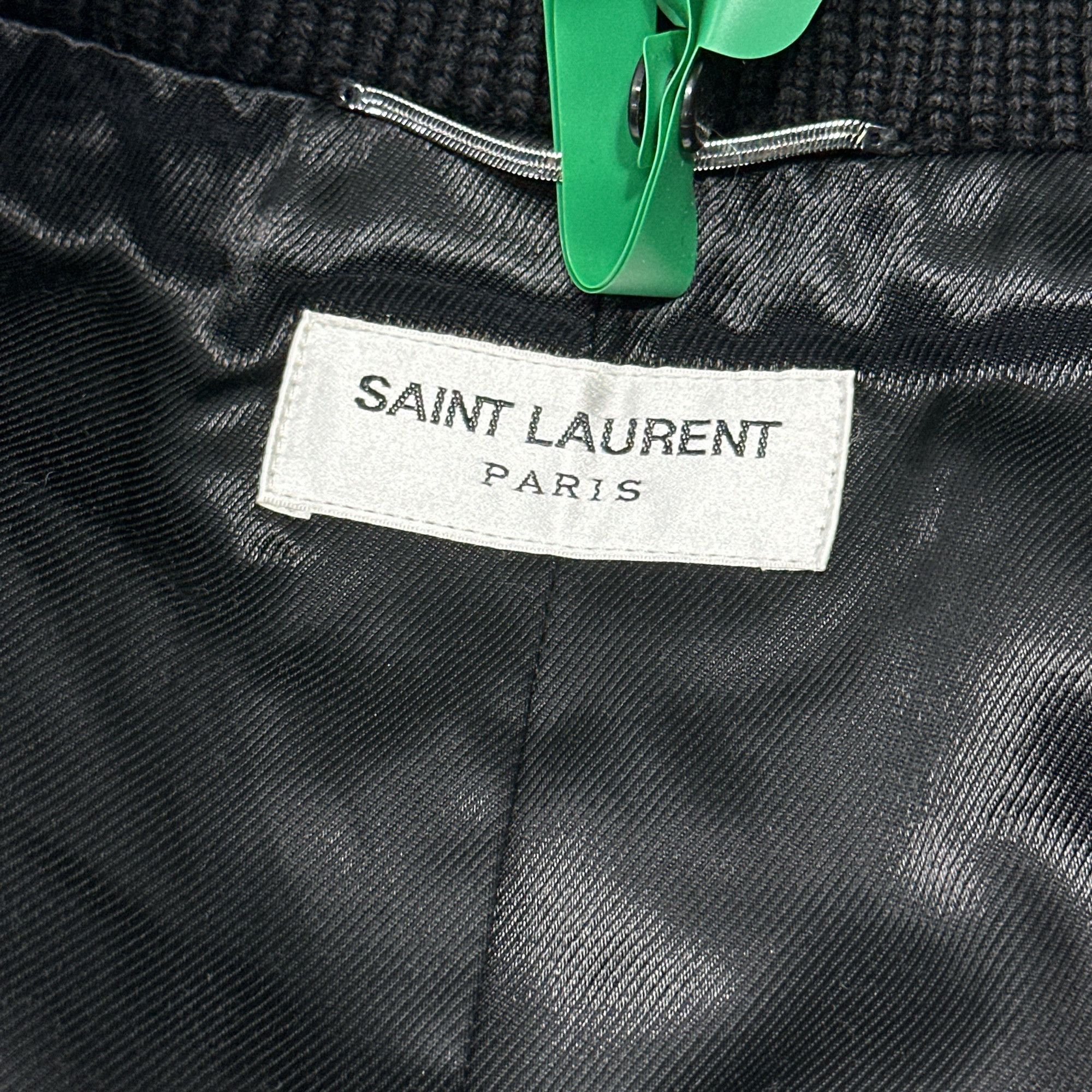 Saint Laurent Paris Saint Laurent Logo Print Bomber Jacket Size L Size US L / EU 52-54 / 3 - 5 Thumbnail