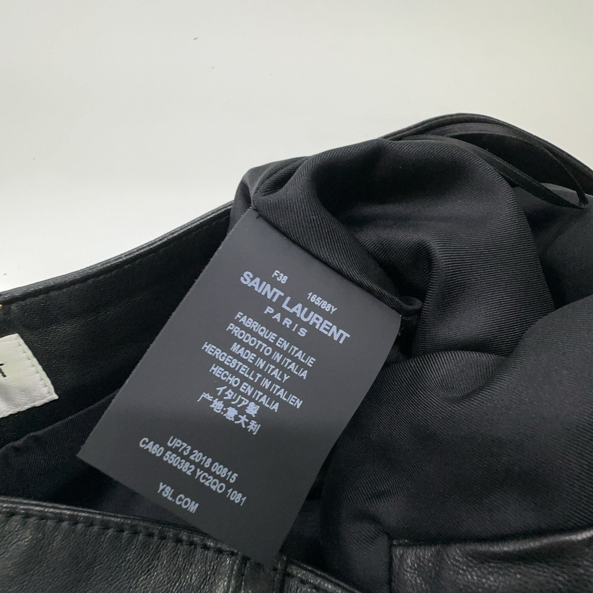 Saint Laurent Paris Saint Laurent Embellished Leather Shorts F38 Size 27" / US 4 / IT 40 - 3 Thumbnail