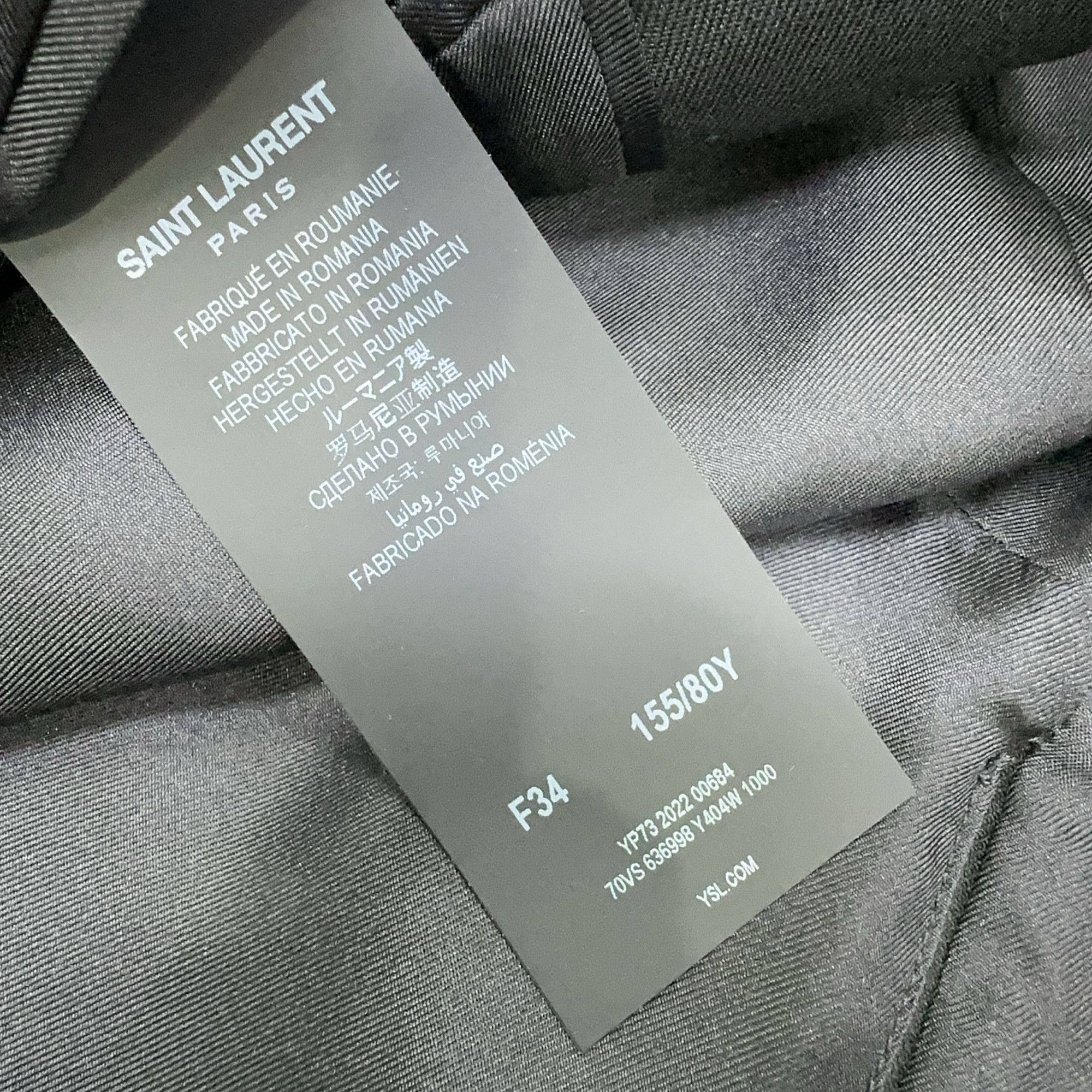 Saint Laurent Paris Saint Laurent Uniform Blazer Size 34 Size XS / US 0-2 / IT 36-38 - 3 Thumbnail