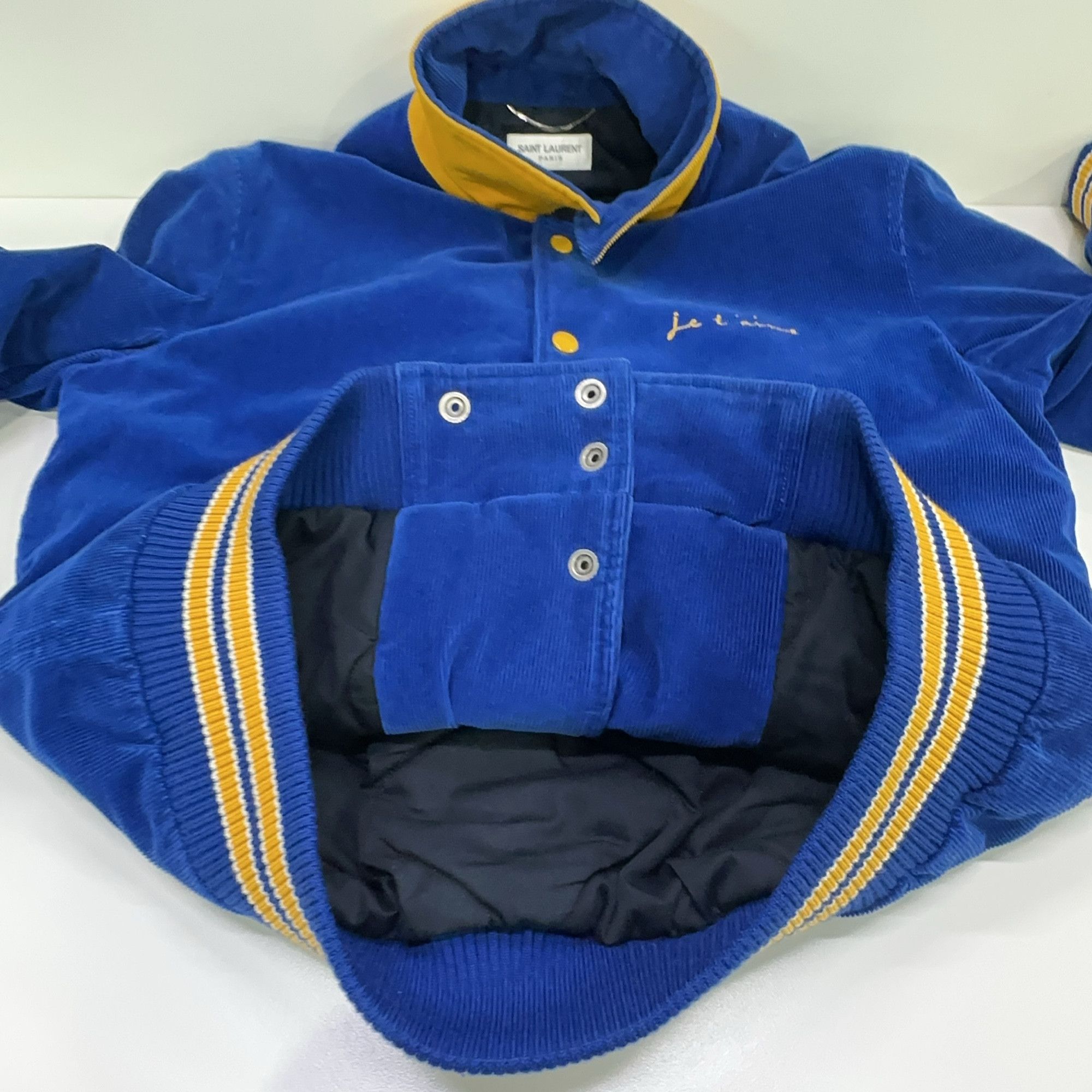 Saint Laurent Paris Saint Laurent Je T'aime Corduroy Teddy Jacket Size 48 Size US M / EU 48-50 / 2 - 8 Thumbnail