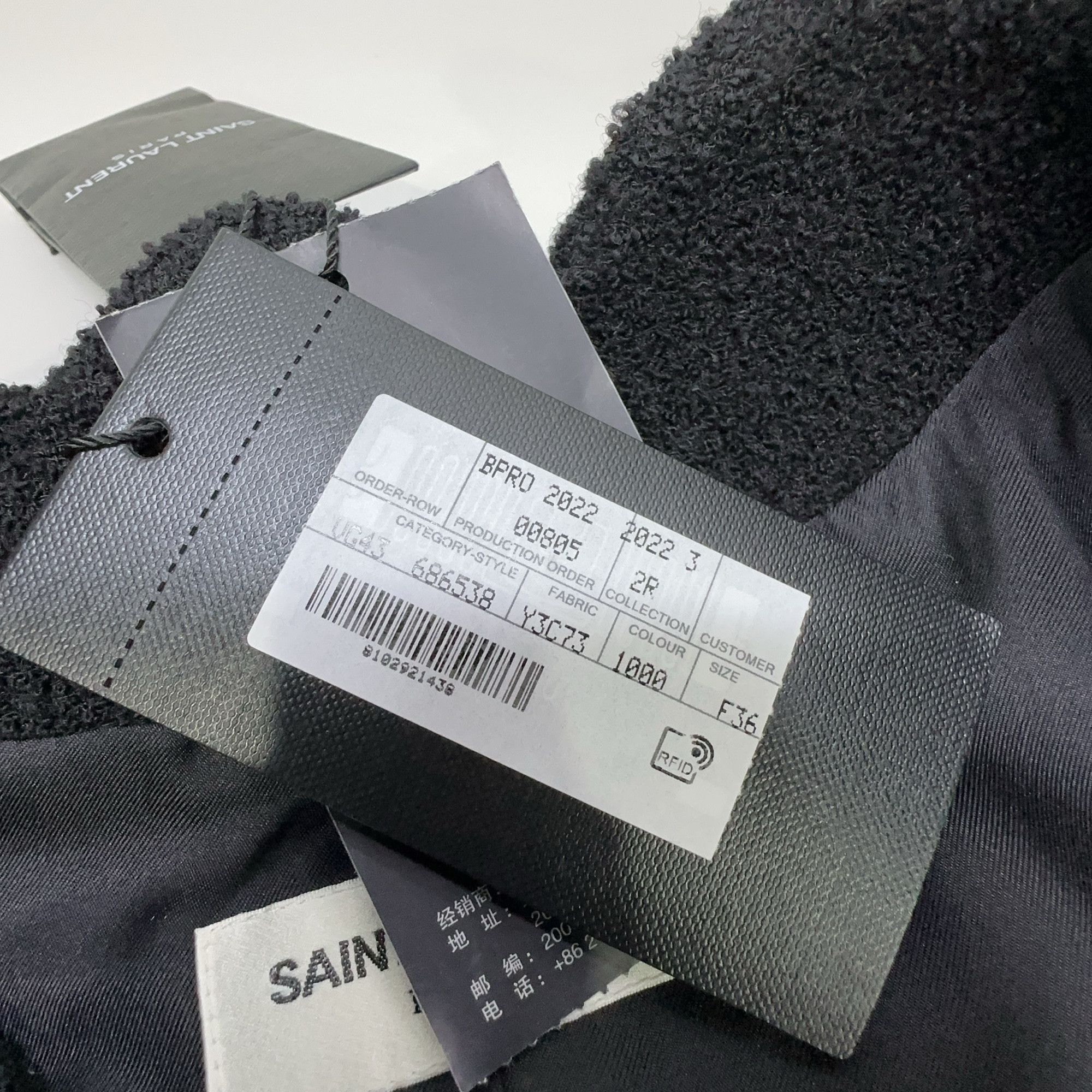 Saint Laurent Paris Saint Laurent Heart Button Jacket Size 36 Size XS / US 0-2 / IT 36-38 - 5 Thumbnail