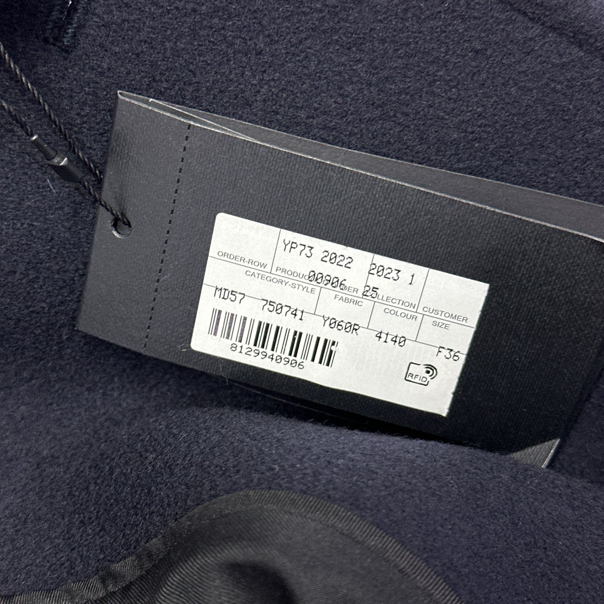 Saint Laurent Paris Saint Laurent Navy Wool Coat Size 36 Size XS / US 0-2 / IT 36-38 - 4 Thumbnail