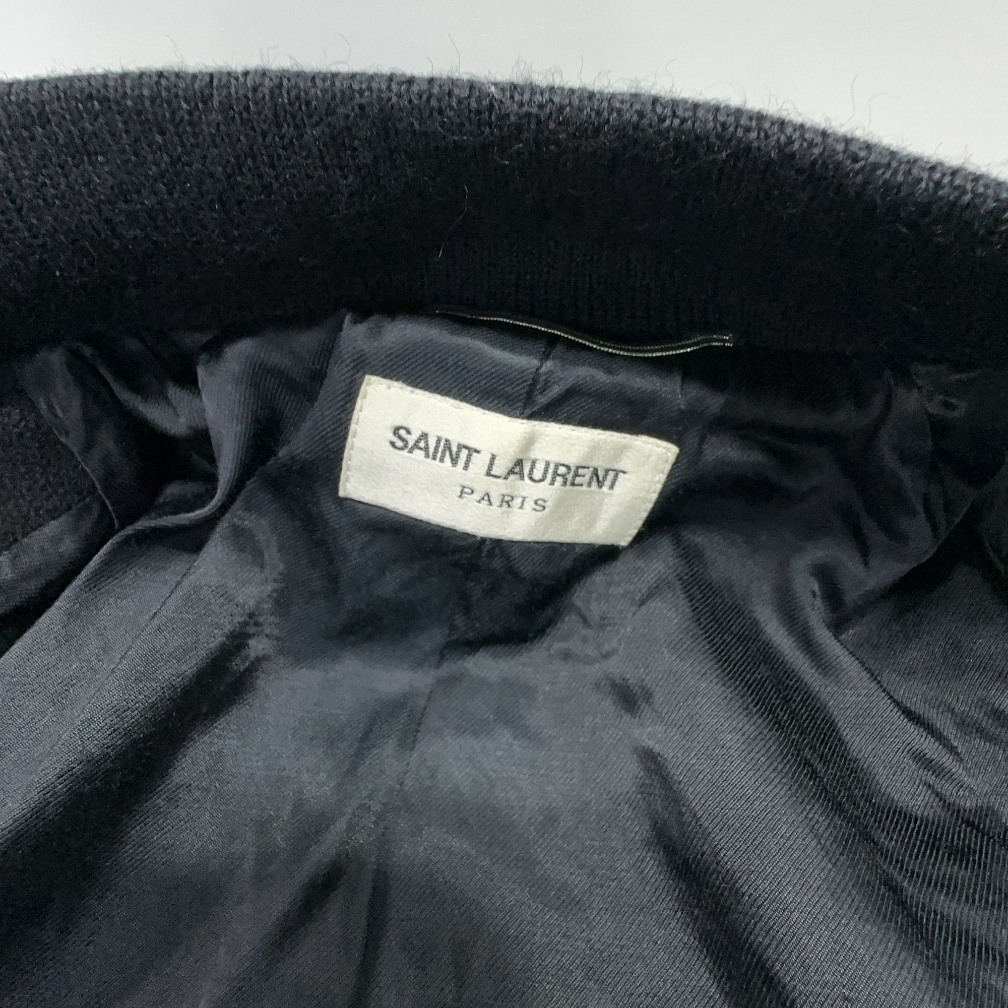 Saint Laurent Paris Saint Laurent Contrast Striped Bomber Jacket Size M Size US M / EU 48-50 / 2 - 4 Thumbnail
