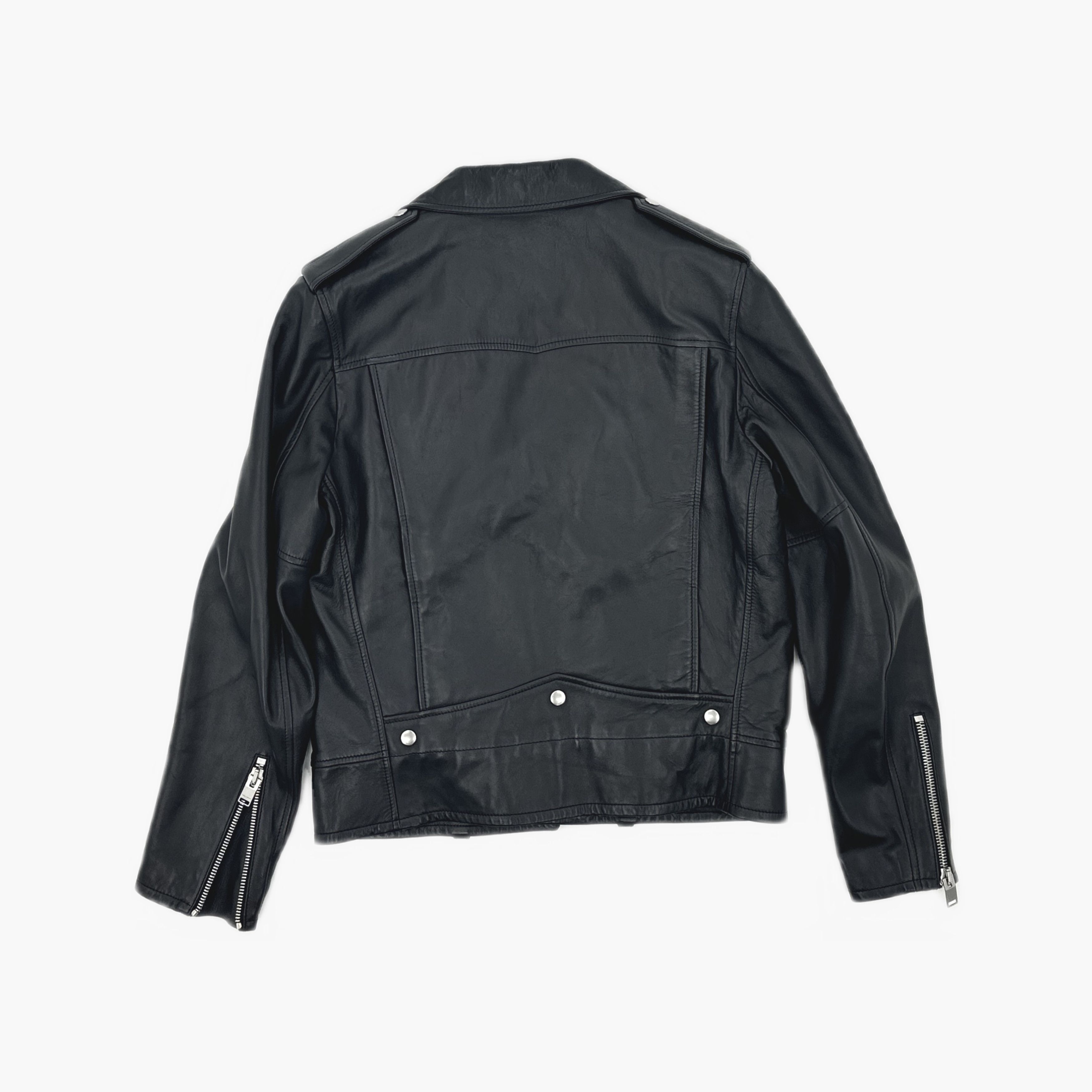 Saint Laurent Paris Saint Laurent Classic Leather Biker Jacket Size L Size US L / EU 52-54 / 3 - 2 Thumbnail