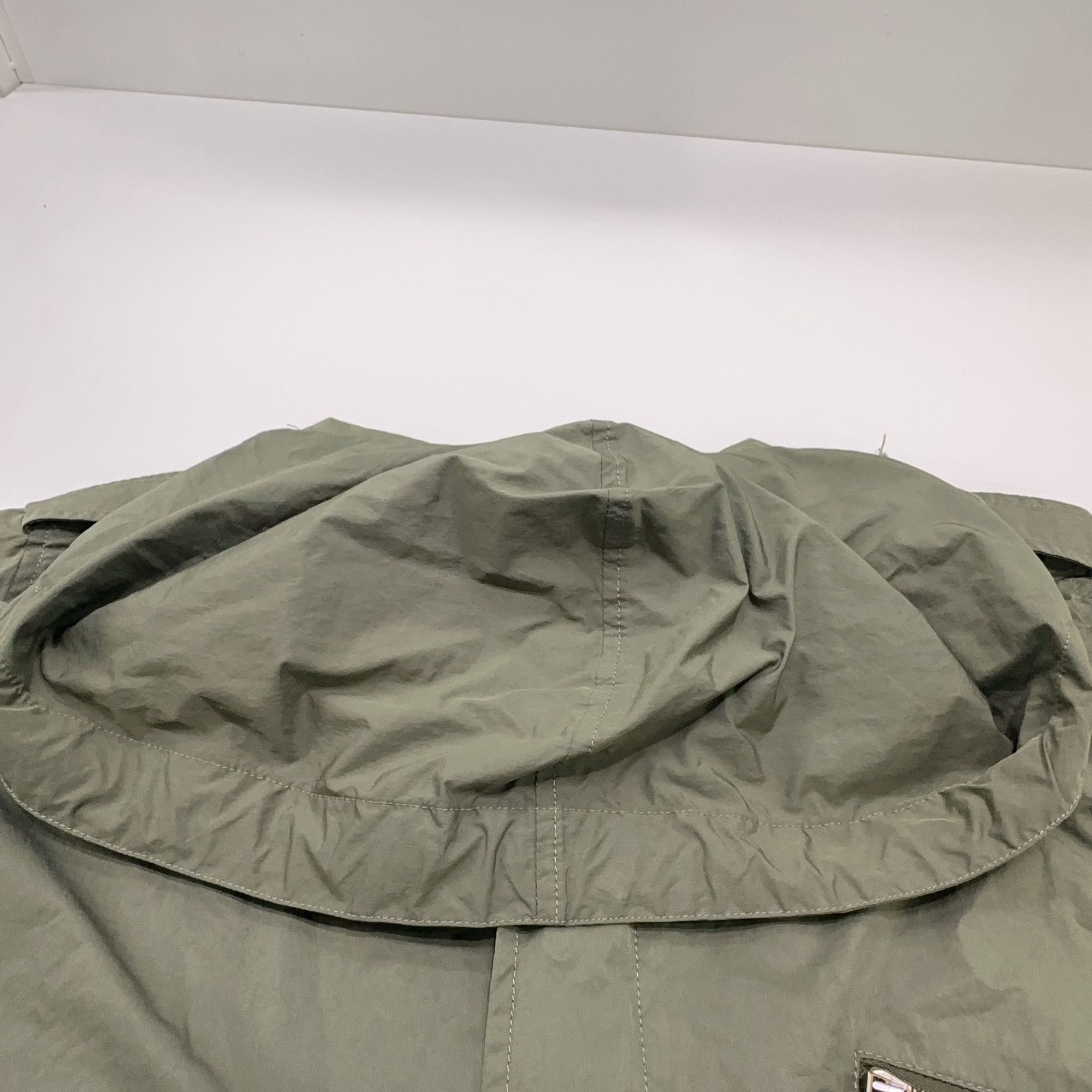 Saint Laurent Paris Saint Laurent Green Hooded Light Jacket Size 46 Size US S / EU 44-46 / 1 - 11 Thumbnail