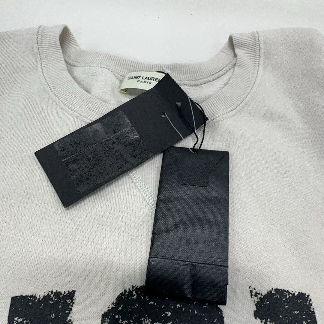 Saint Laurent Paris Saint Laurent YSL Logo Sweatshirt Size L Size US L / EU 52-54 / 3 - 4 Thumbnail