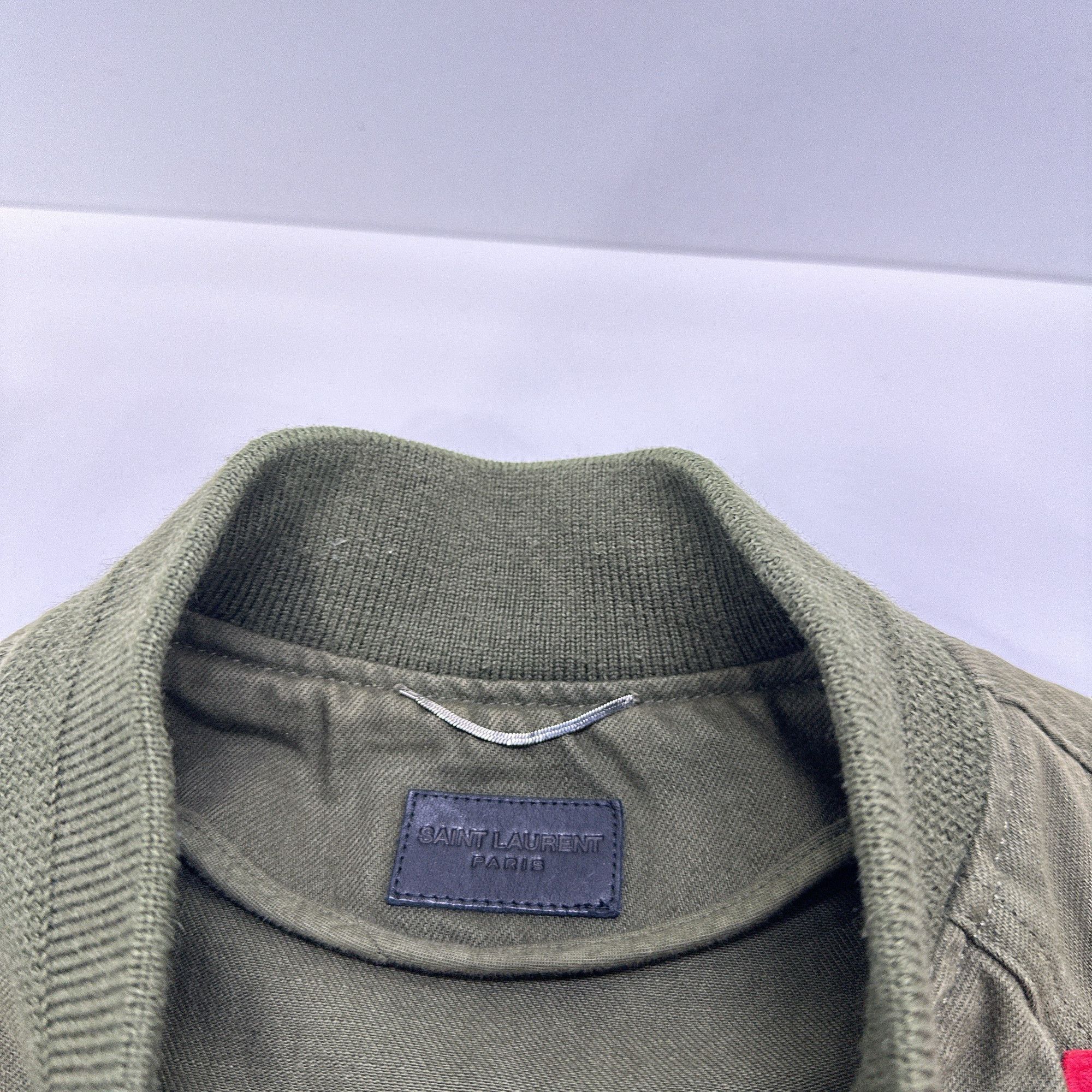 Saint Laurent Paris Saint Laurent Patch Bomber Jacket Size M Size US M / EU 48-50 / 2 - 3 Thumbnail