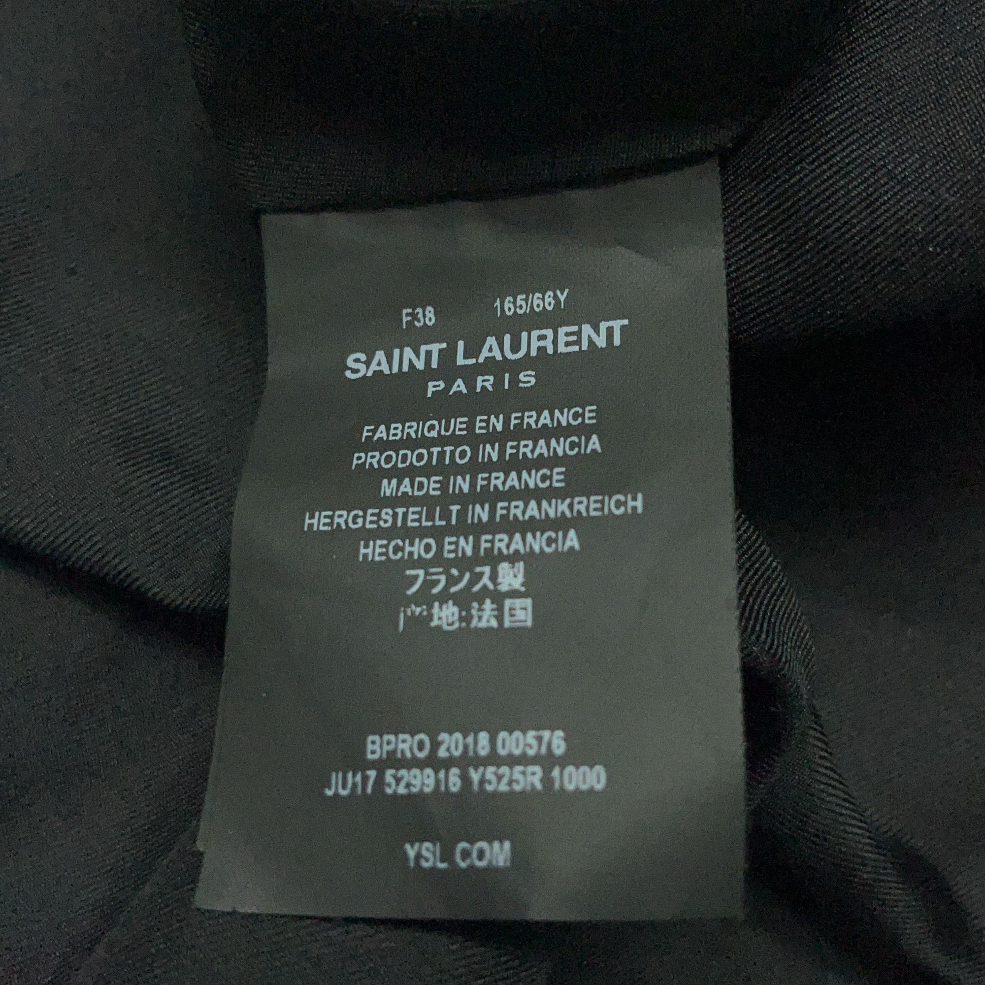 Saint Laurent Paris Saint Laurent Studded Velvet Mini Skirt FR 38 Size 27" / US 4 / IT 40 - 3 Thumbnail