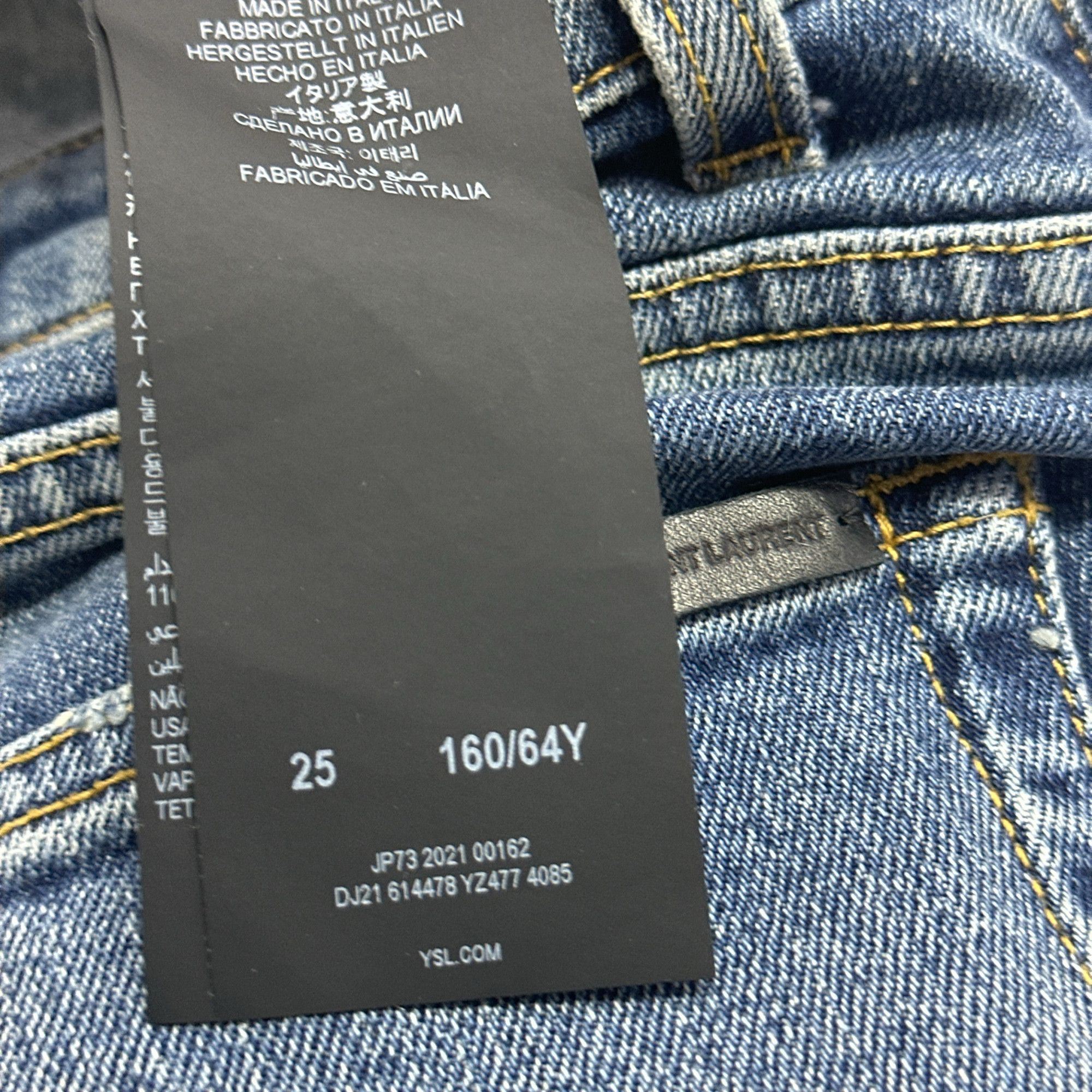 Saint Laurent Paris Saint Laurent D04 Jeans Size 25 Size 25" / US 0 / IT 36 - 4 Thumbnail