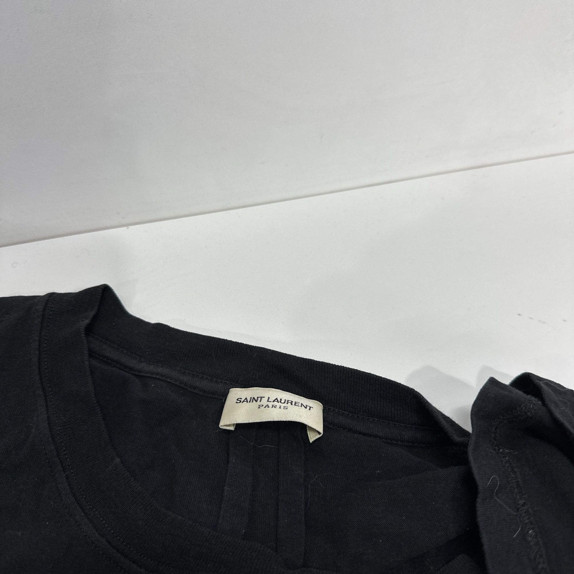 Saint Laurent Paris Saint Laurent Sweet Dreams Shark Graphic T-Shirt XL Size US XL / EU 56 / 4 - 4 Thumbnail