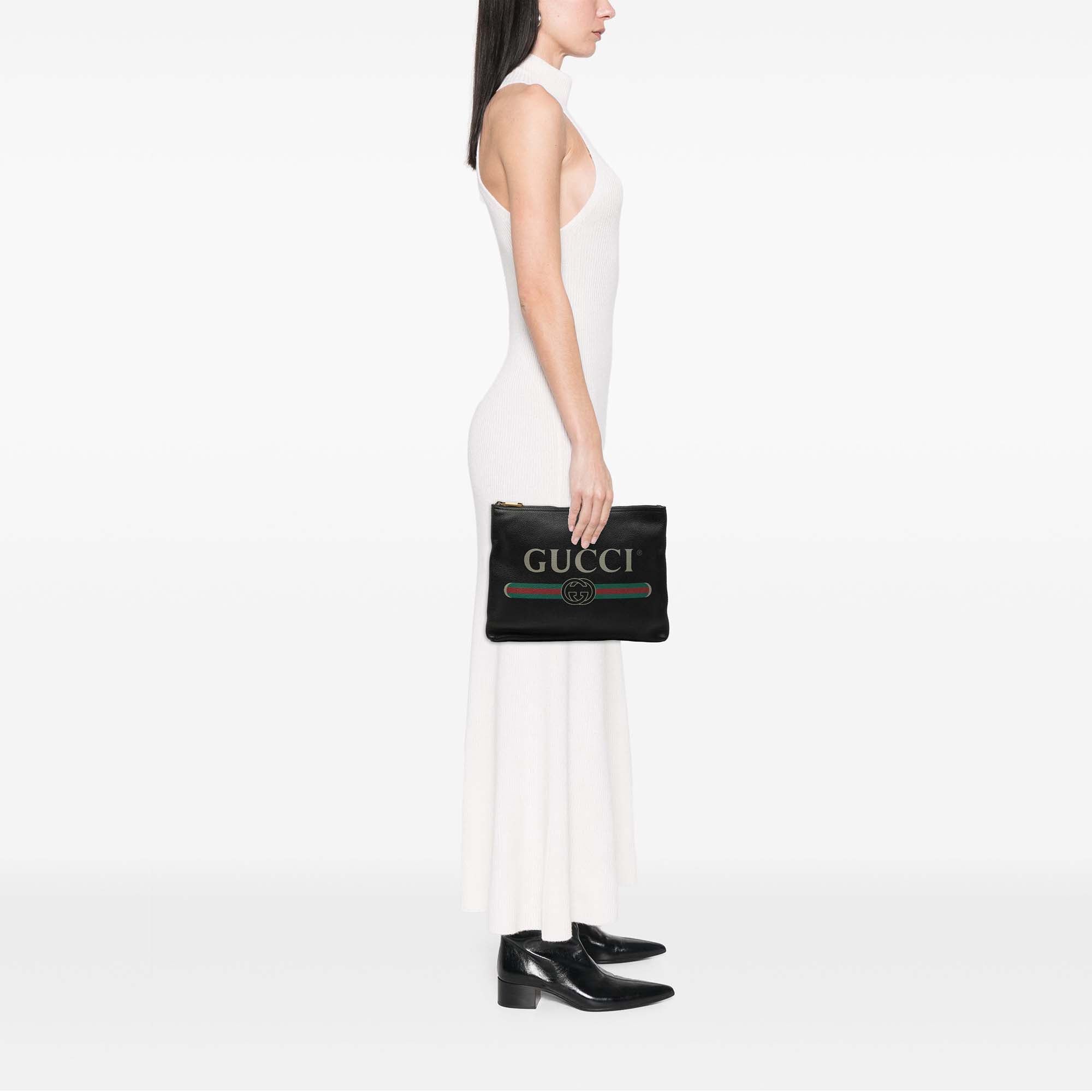 Gucci Medium Calfskin Logo Portfolio Clutch Size ONE SIZE - 7 Thumbnail