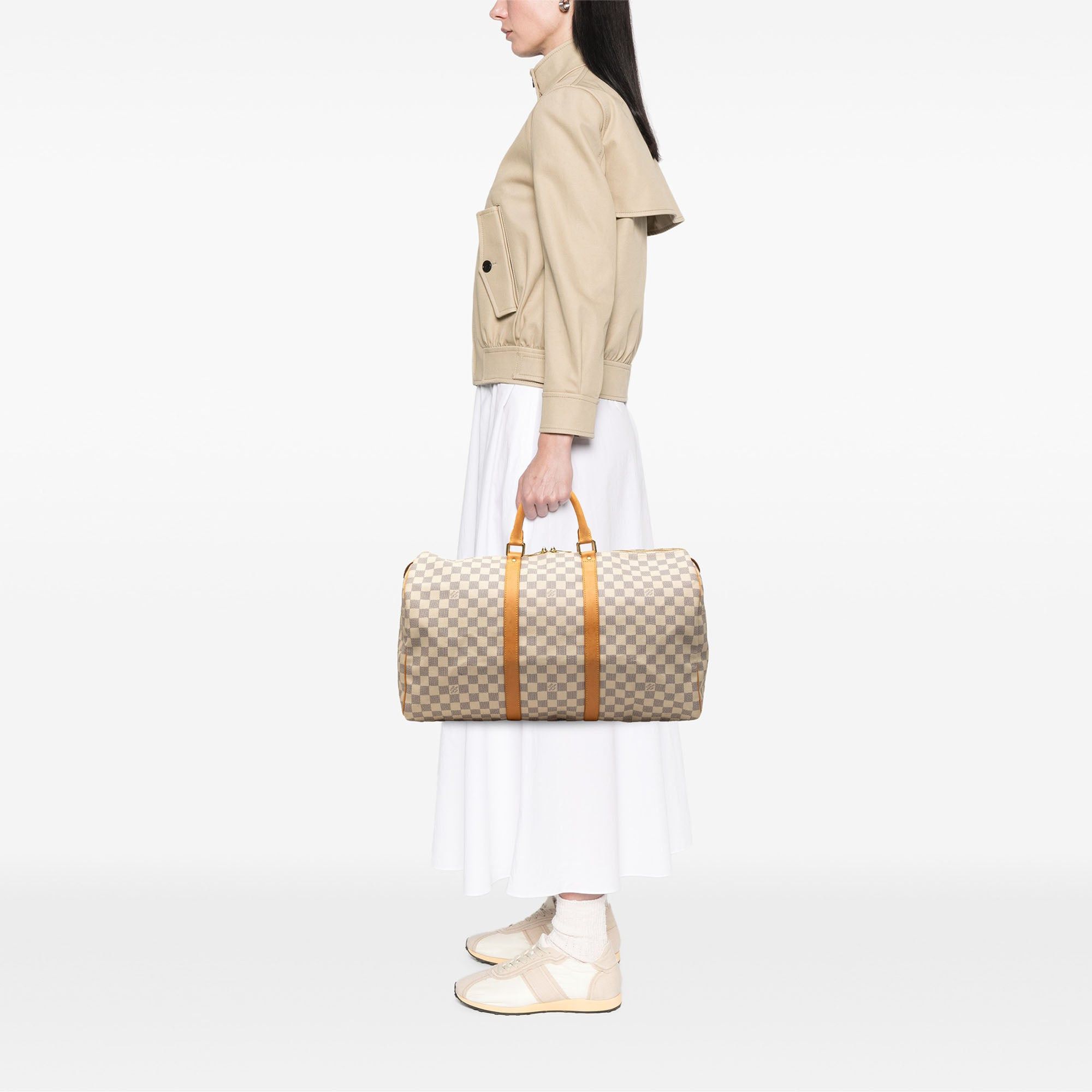 Louis Vuitton Damier Azur Keepall 50 Size ONE SIZE - 9 Thumbnail