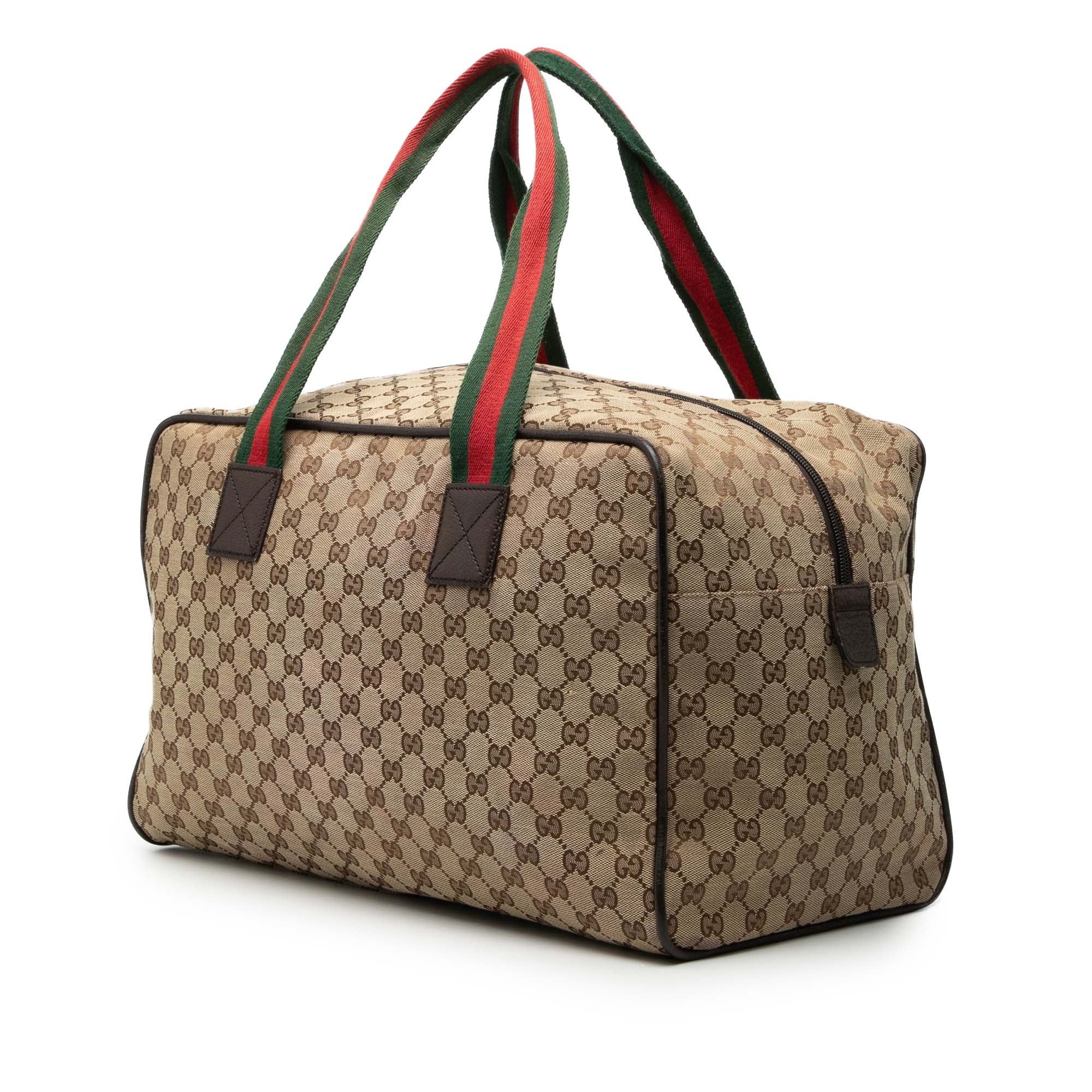Gucci GG Canvas Web Duffle Bag Size ONE SIZE - 2 Thumbnail