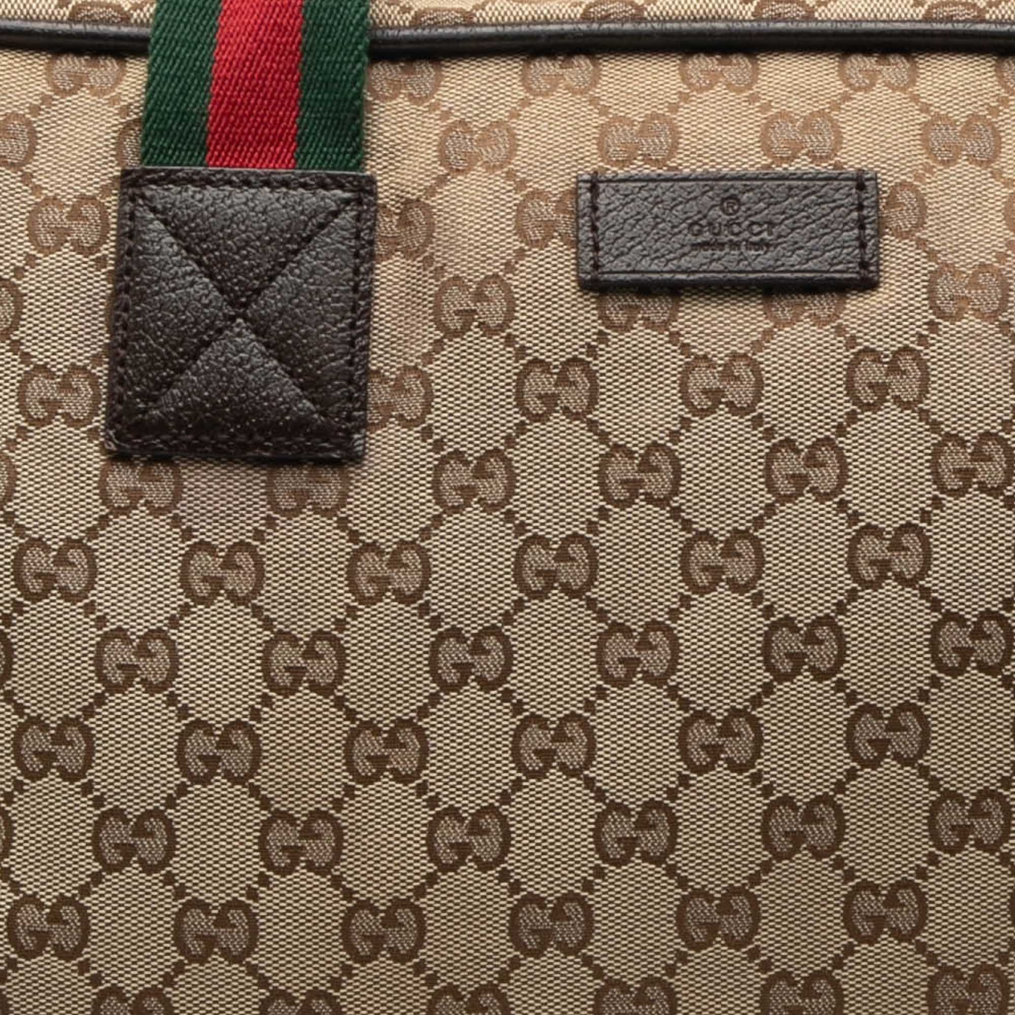 Gucci GG Canvas Web Duffle Bag Size ONE SIZE - 8 Thumbnail