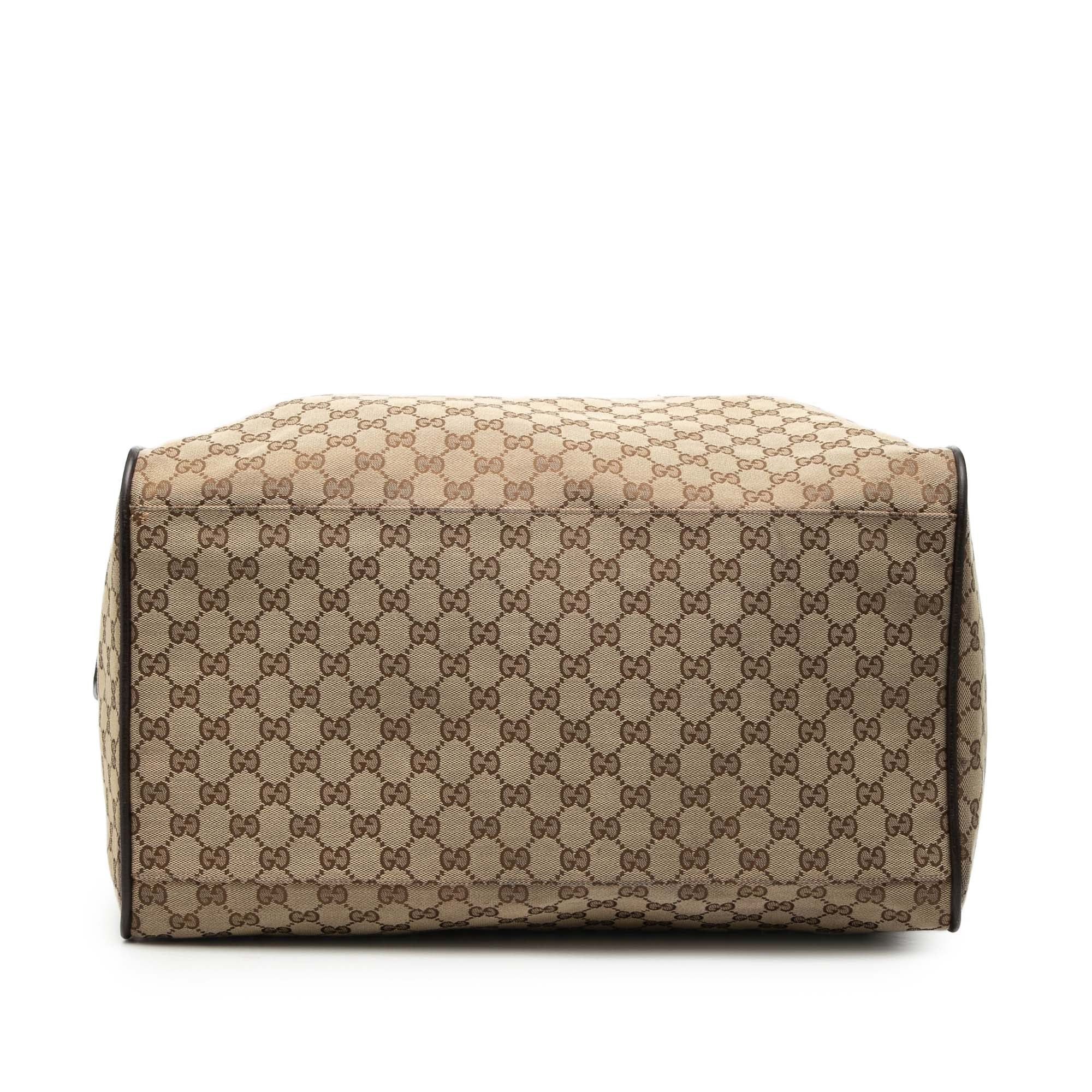 Gucci GG Canvas Web Duffle Bag Size ONE SIZE - 3 Thumbnail