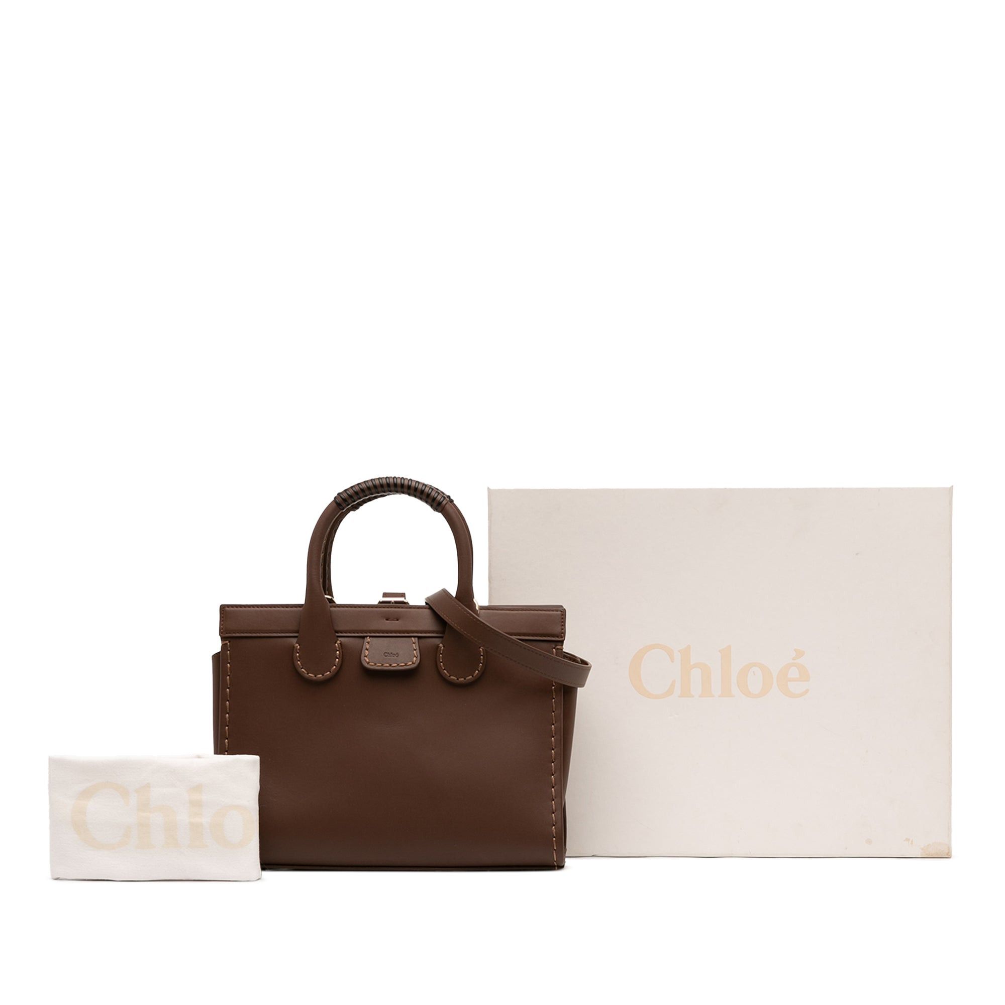 Chloe Medium Zipped Edith Satchel Size ONE SIZE - 7 Thumbnail