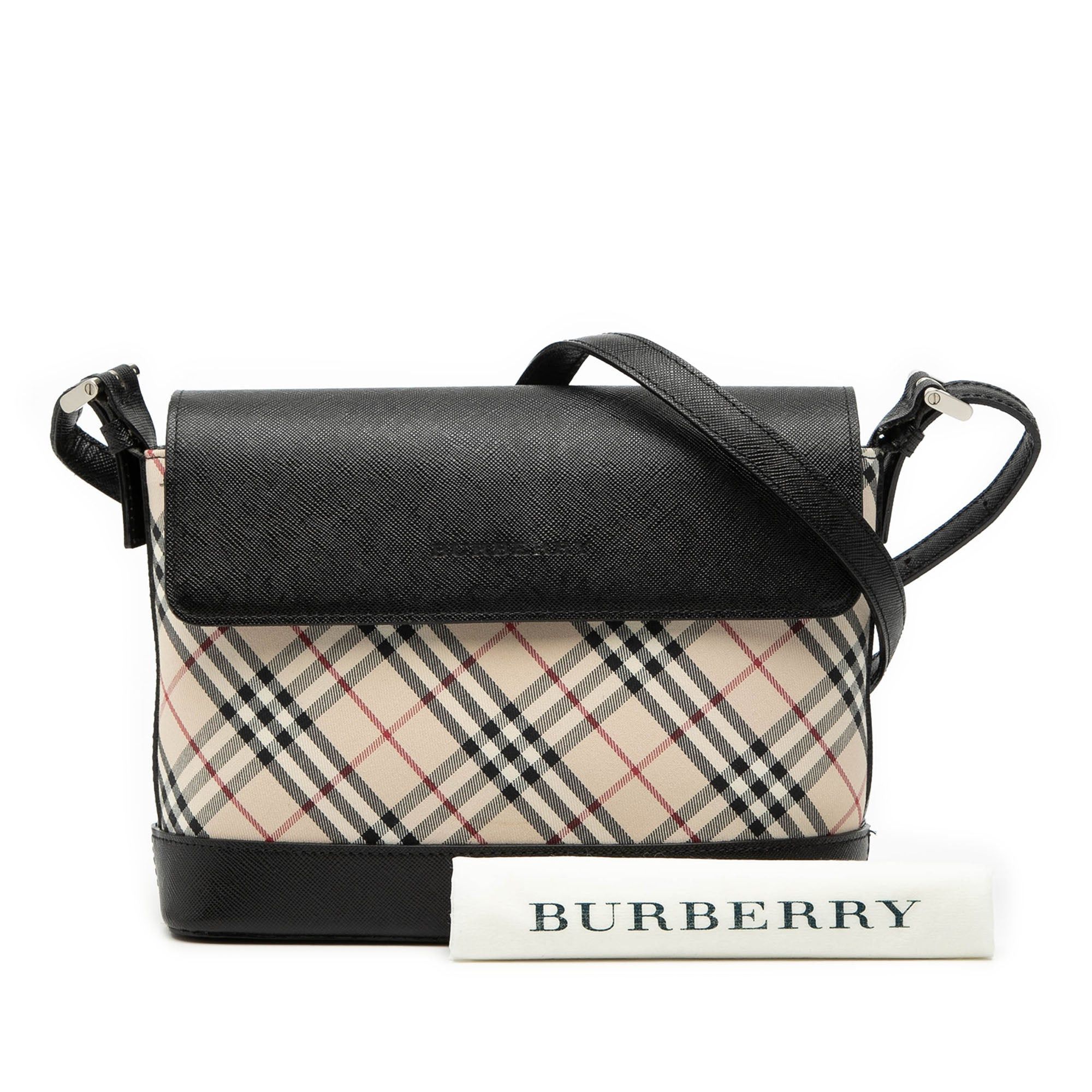 Burberry Nova Check Canvas Crossbody Size ONE SIZE - 9 Thumbnail