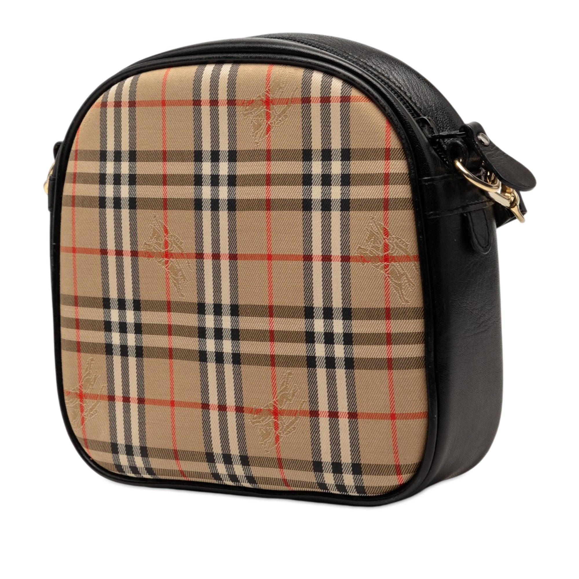 Burberry Haymarket Check Canvas Crossbody Size ONE SIZE - 2 Thumbnail