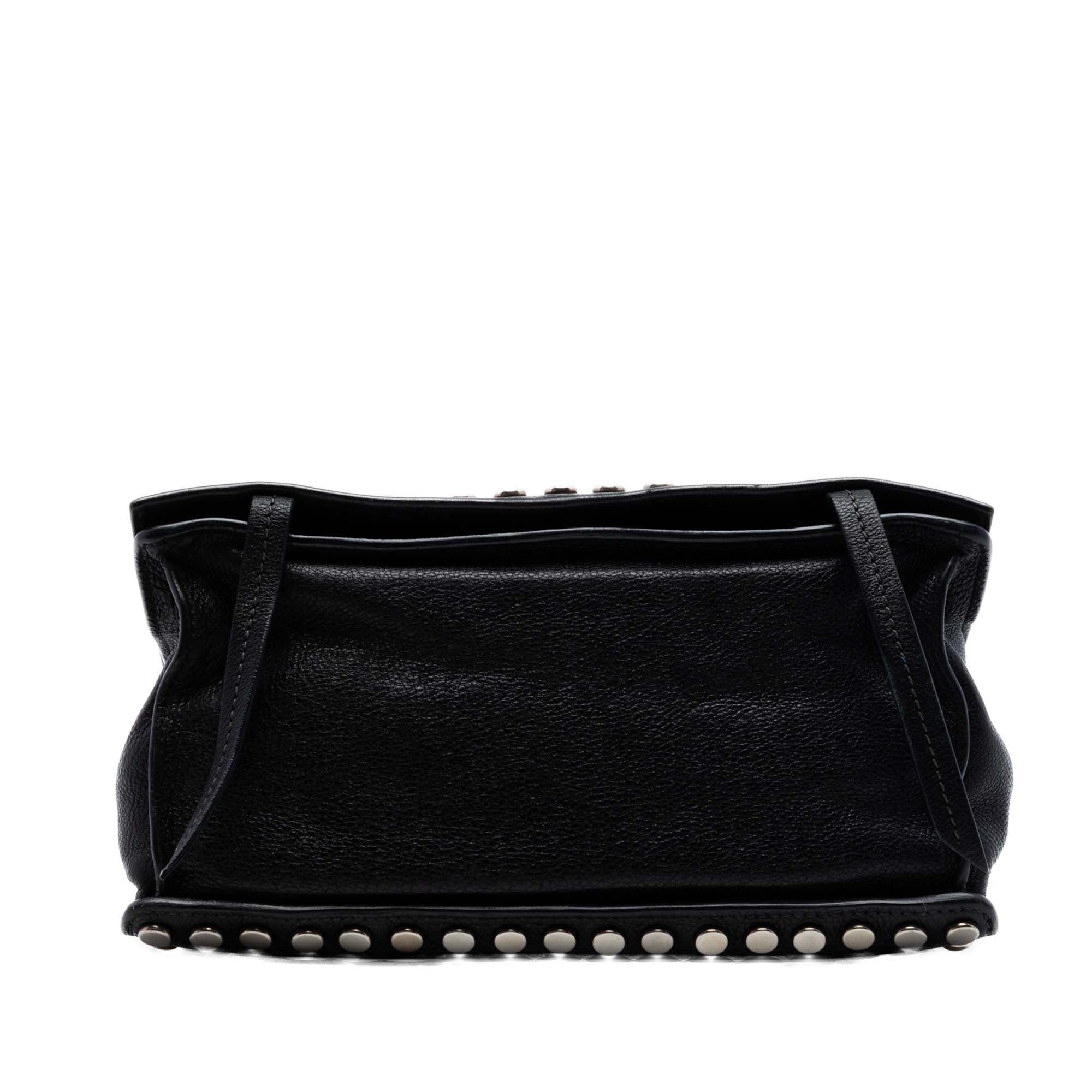 Prada Glace Calfskin Studded Etiquette Flap Size ONE SIZE - 3 Thumbnail