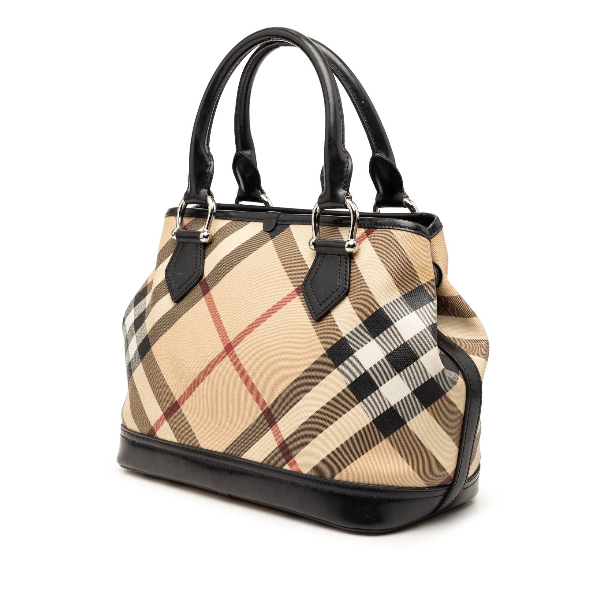 Burberry Supernova Check Coated Canvas Handbag Size ONE SIZE - 2 Thumbnail