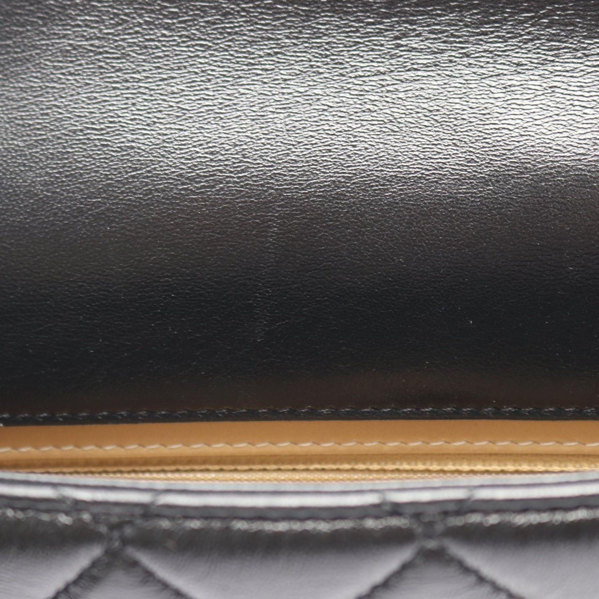 Chanel CC Quilted Lambskin Contrast Stitch Single Flap Size ONE SIZE - 7 Thumbnail
