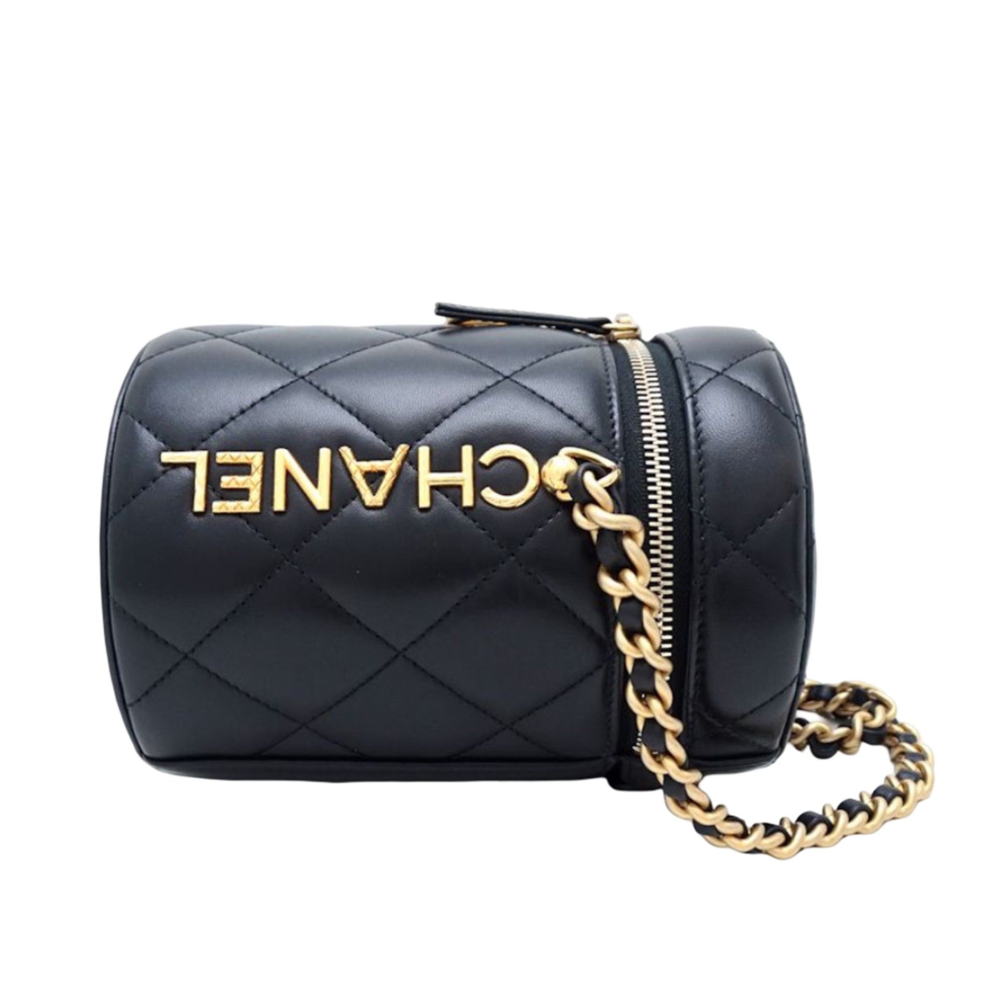 Chanel Small Quilted Lambskin Side Note Vanity Case Size ONE SIZE - 16 Thumbnail